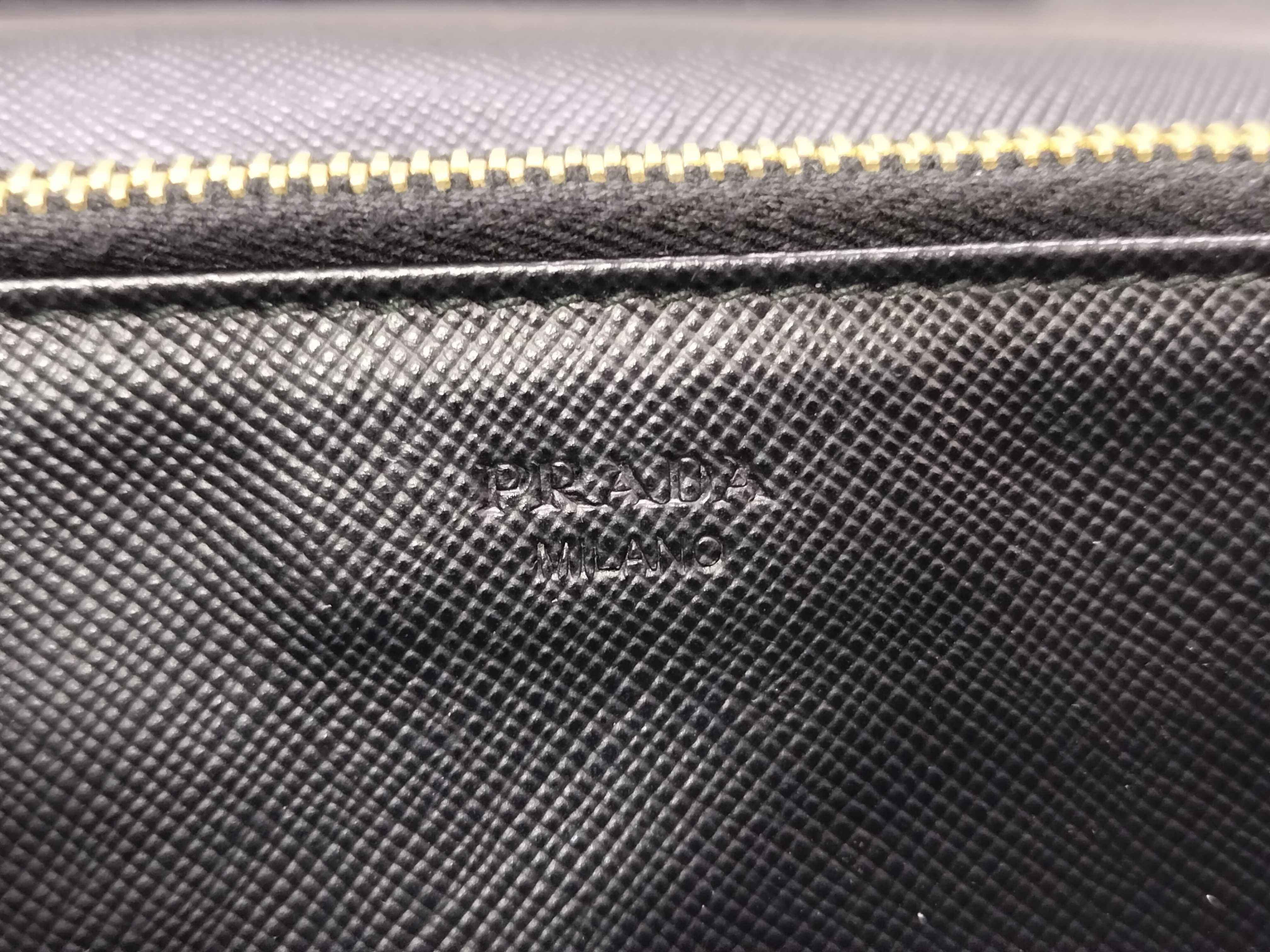 Saffiano Leather Shoulder Wallet Shoulder Bag — view 8