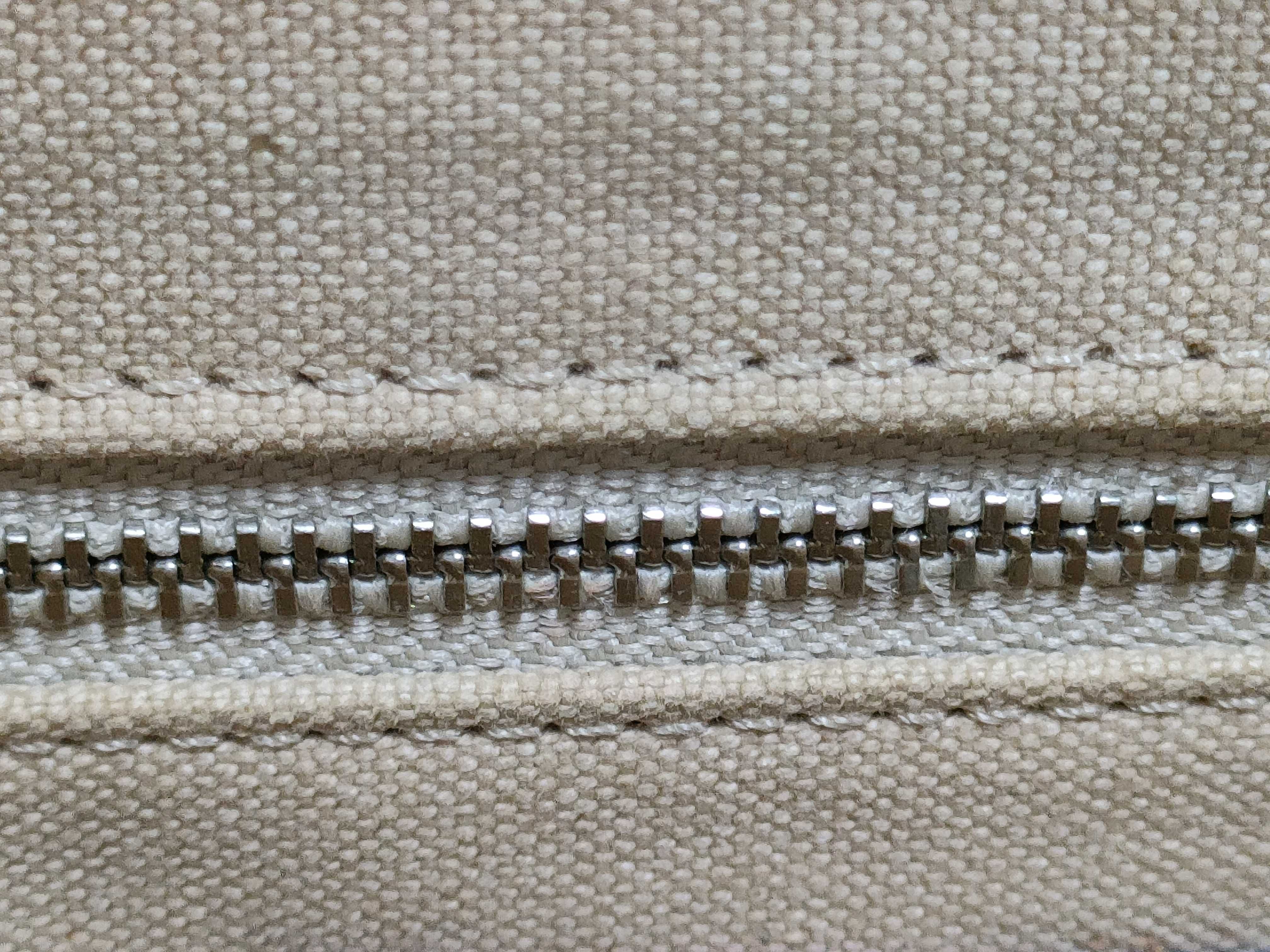 handbag, canvas, beige and orange tote bag — view 11