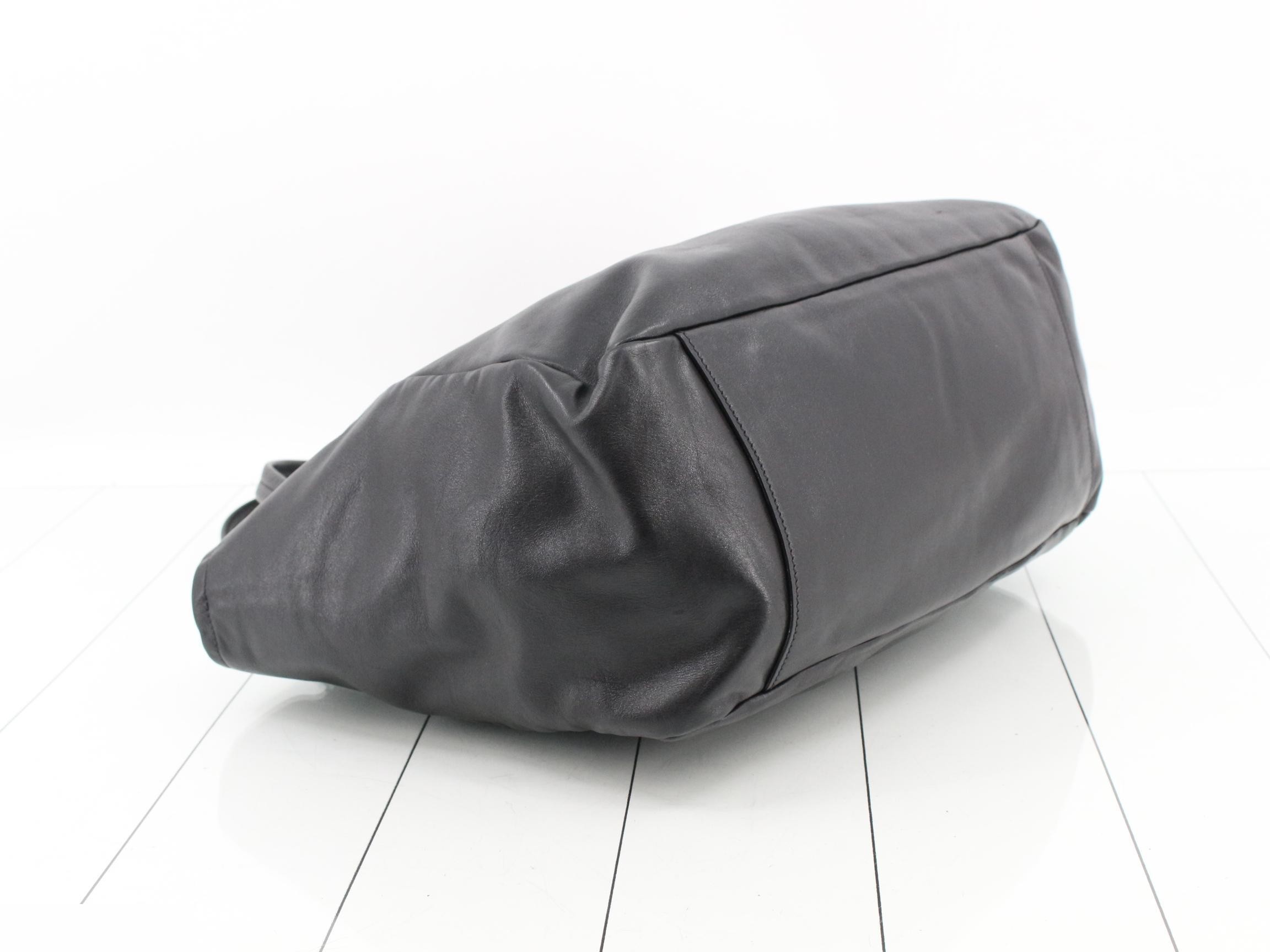 Soft leather tote bag — view 5