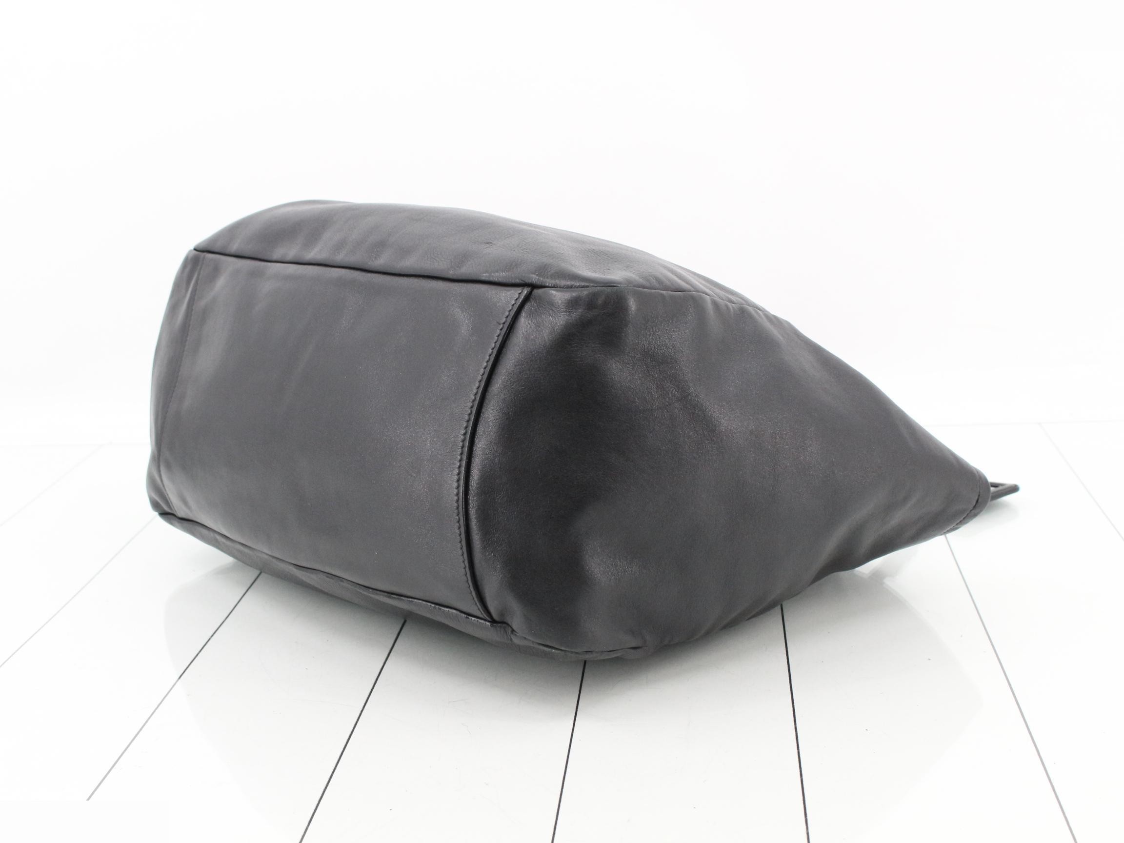 Soft leather tote bag — view 6