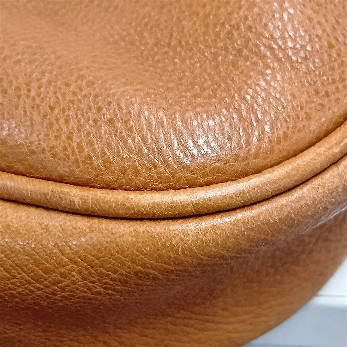 Diamante Jackie Canvas x Leather Shoulder Bag, Beige x Brown, 246907 — view 15