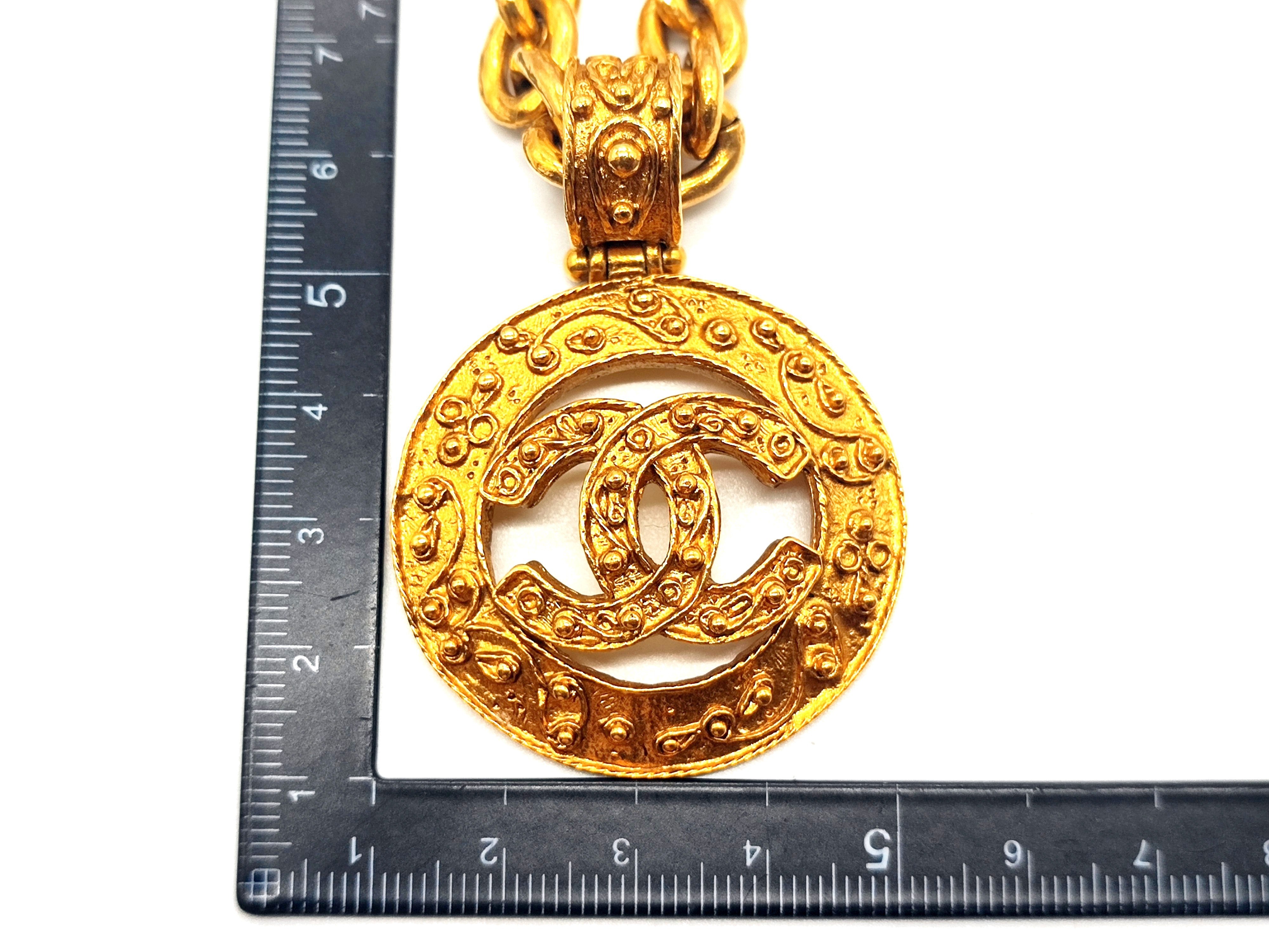 Coco Mark Circle Necklace 94A, Chain approx. 62cm — view 3
