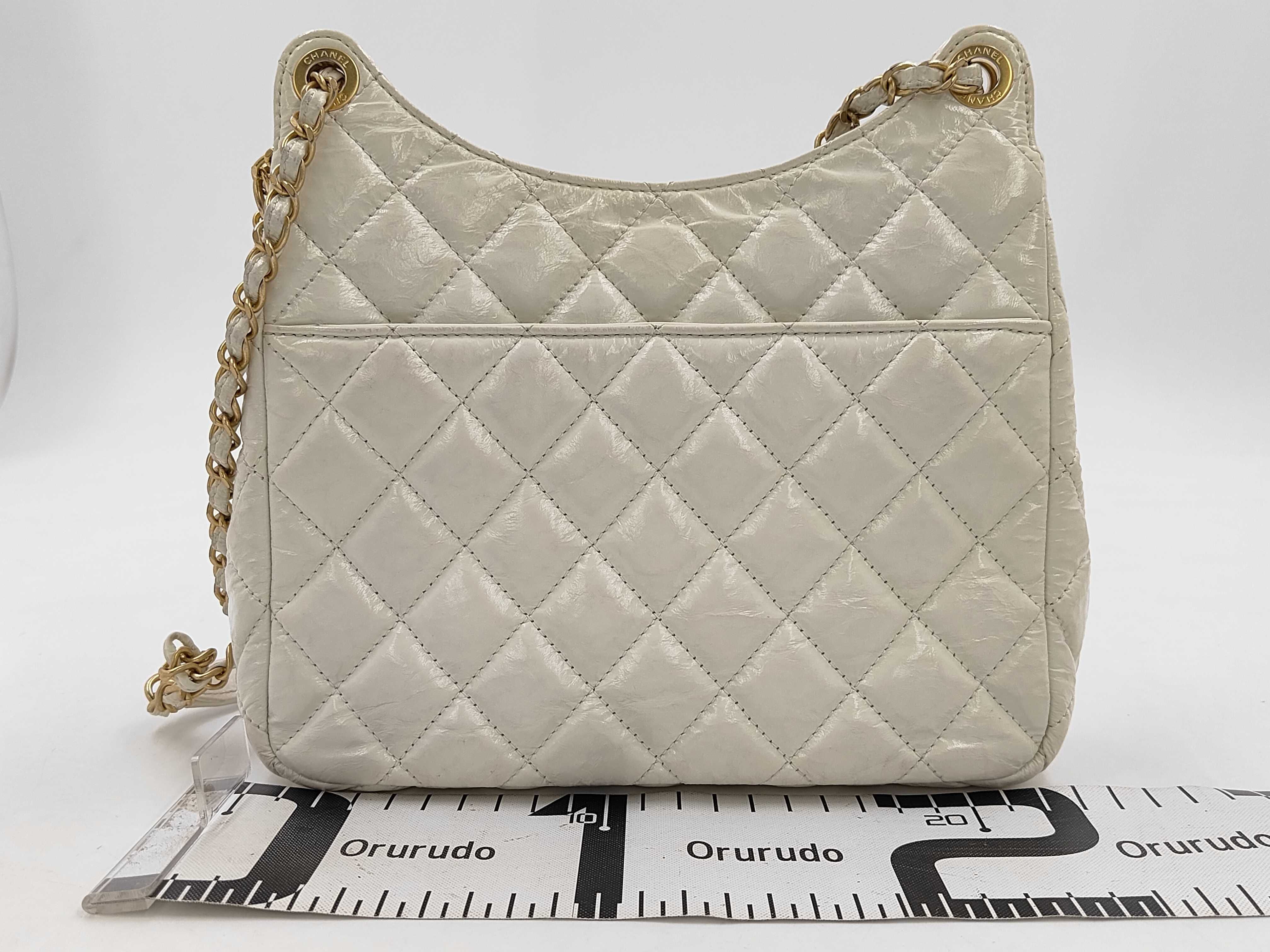 Shoulder Bag Medium White Gold Buckle Bag — view 2