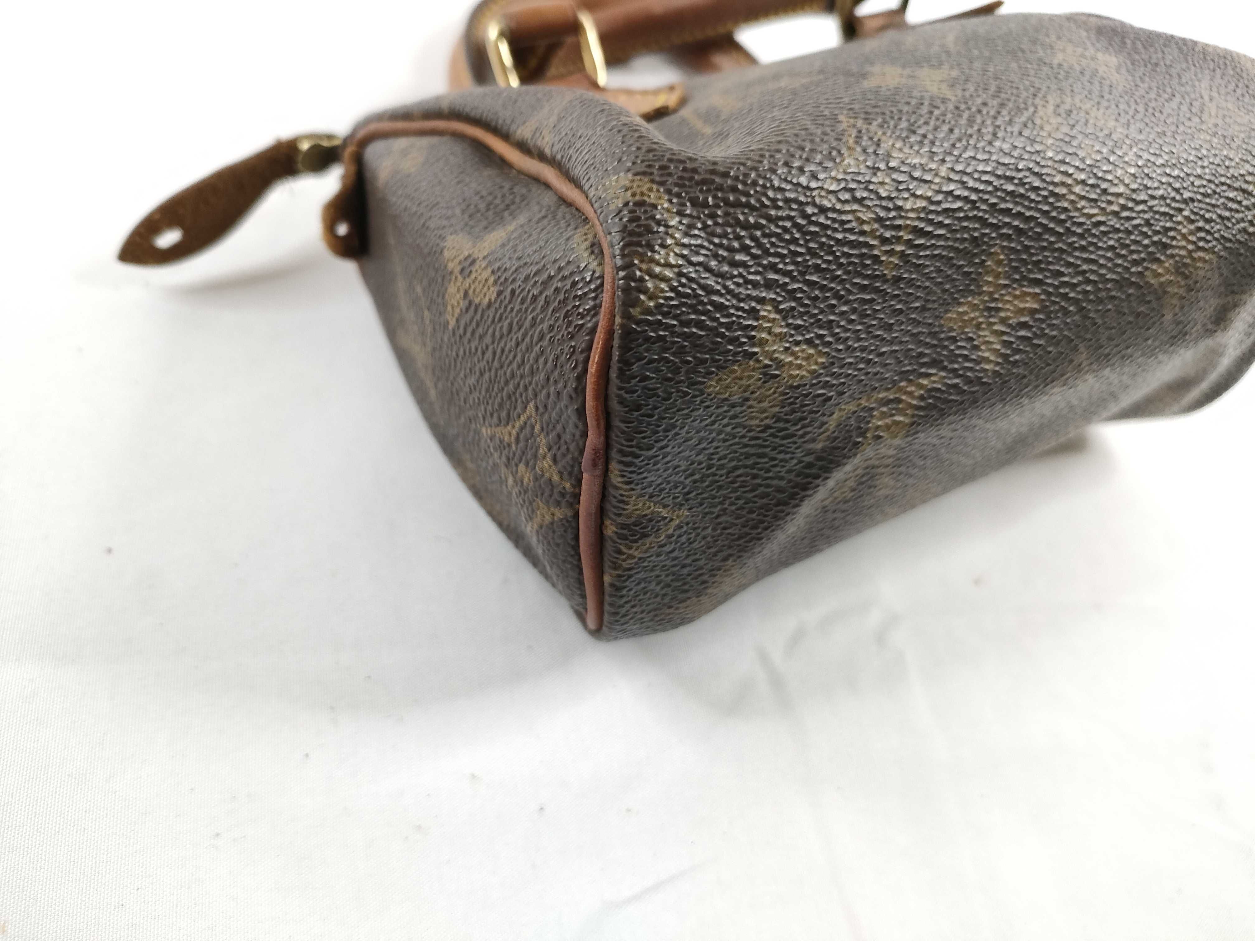 Monogram Louis Vuitton Mini Speedy Handbag — view 3