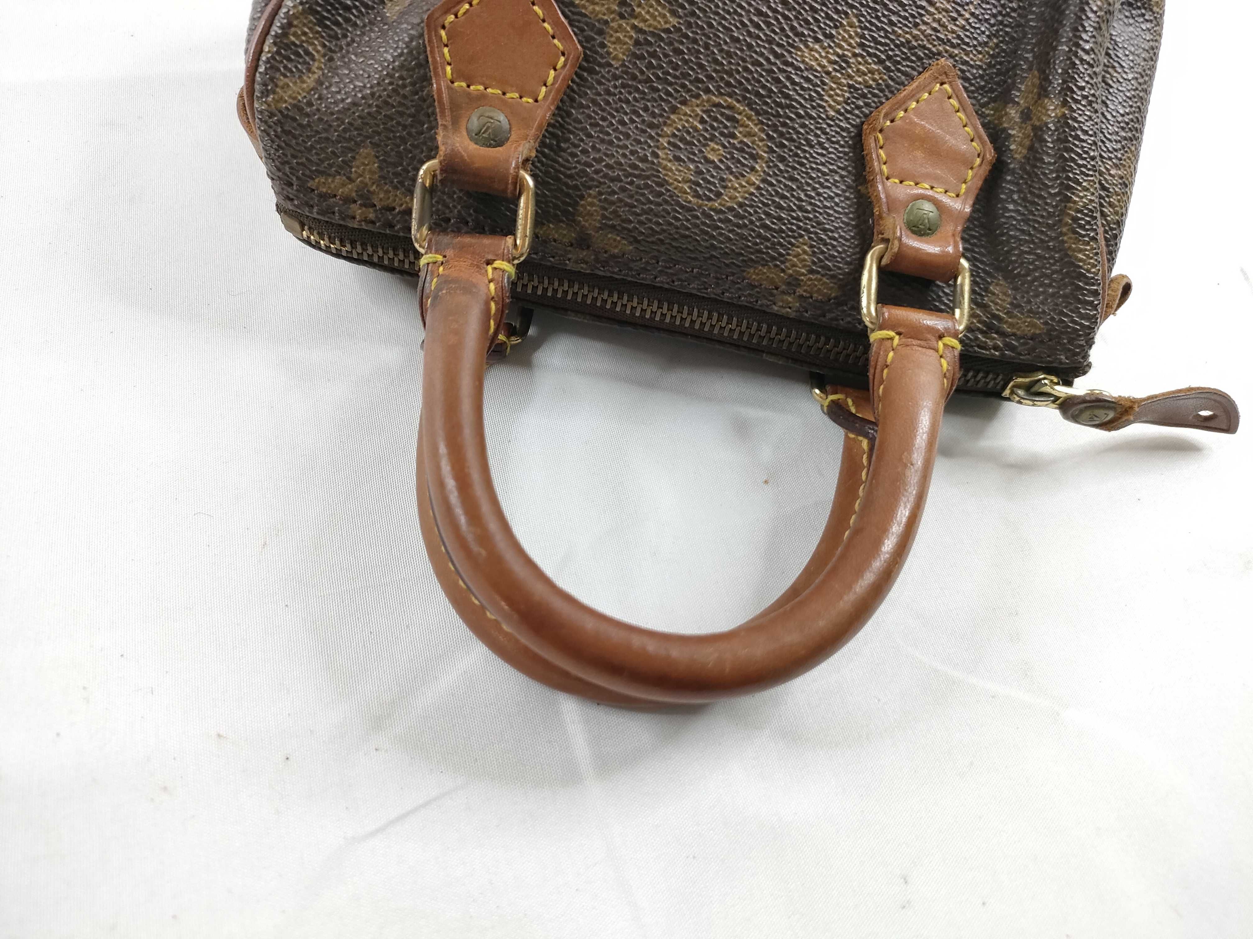Monogram Louis Vuitton Mini Speedy Handbag — view 6