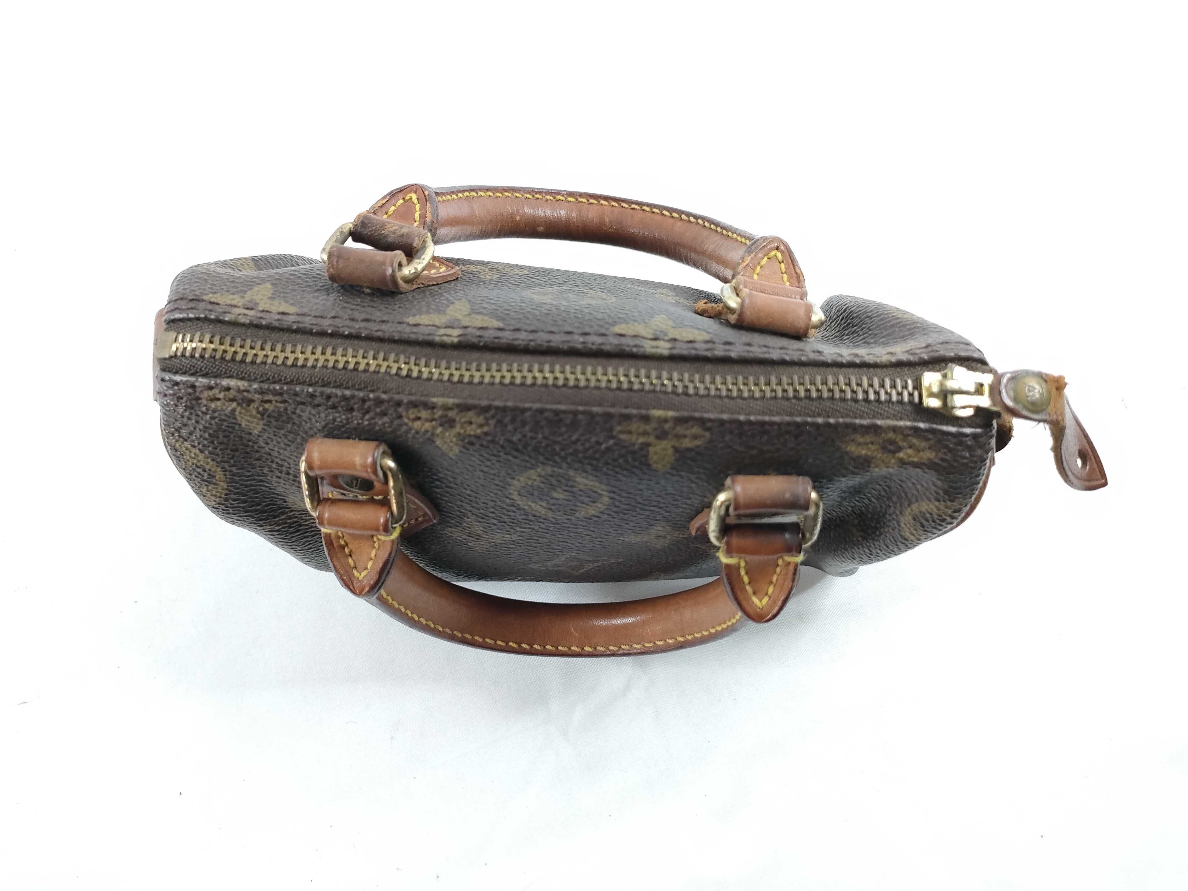 Monogram Louis Vuitton Mini Speedy Handbag — view 9
