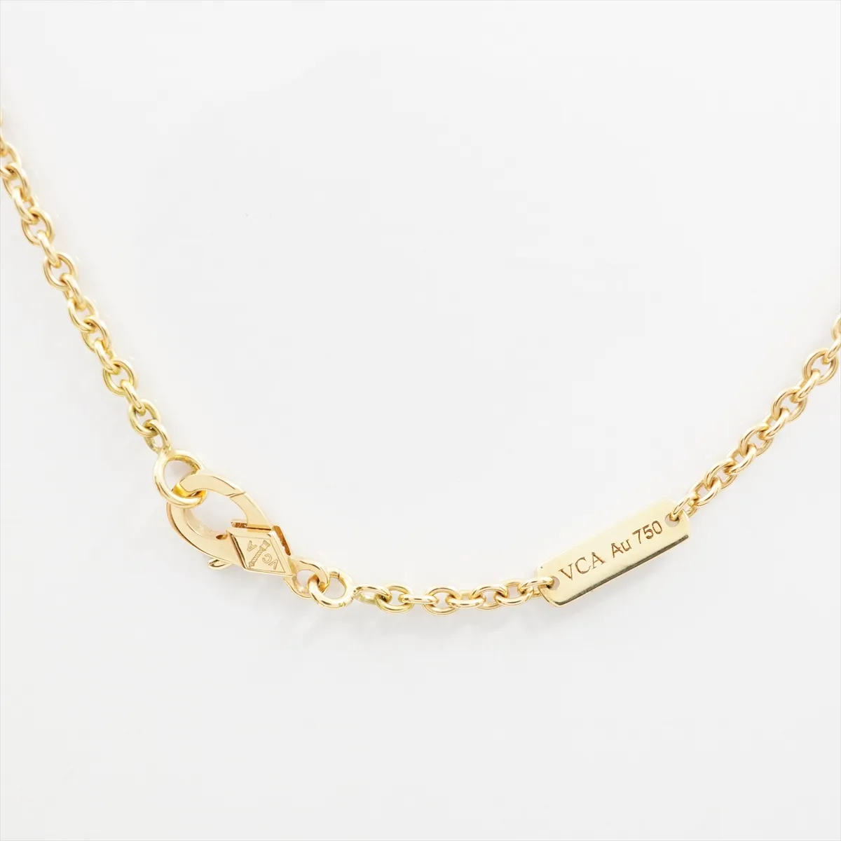 Flower Lace Diamond Necklace, 750 (Yellow Gold), 13g, JO299950, with — view 6