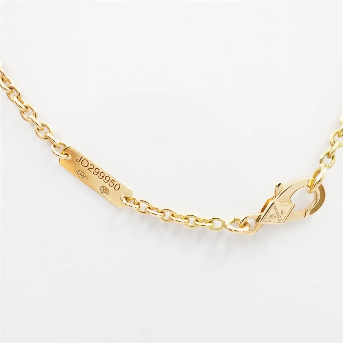 Flower Lace Diamond Necklace, 750 (Yellow Gold), 13g, JO299950, with — view 7