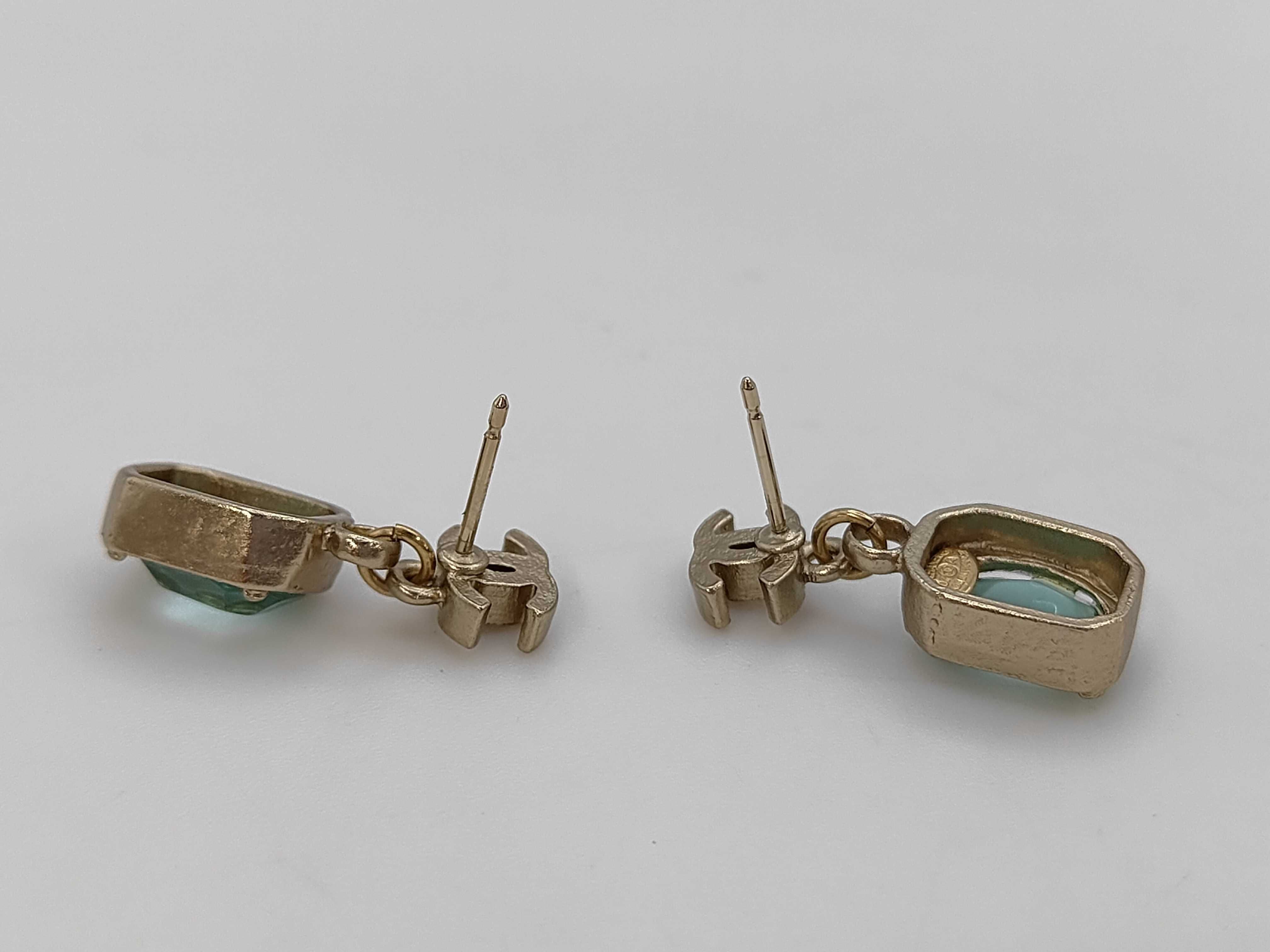 Comark Blue Stone Colored Stone Earrings — view 5