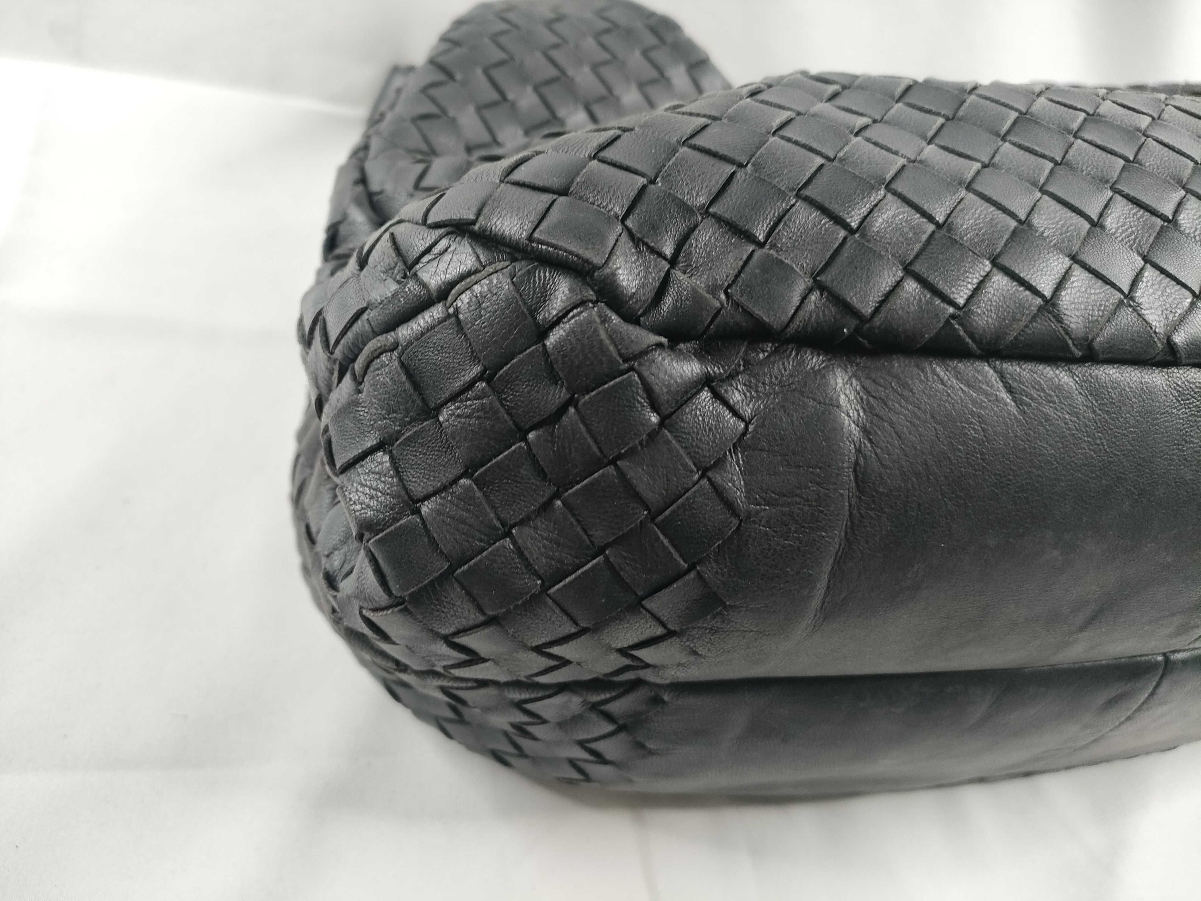 Campana Intrecciato One-Shoulder Bag, Black Shoulder Bag — view 3