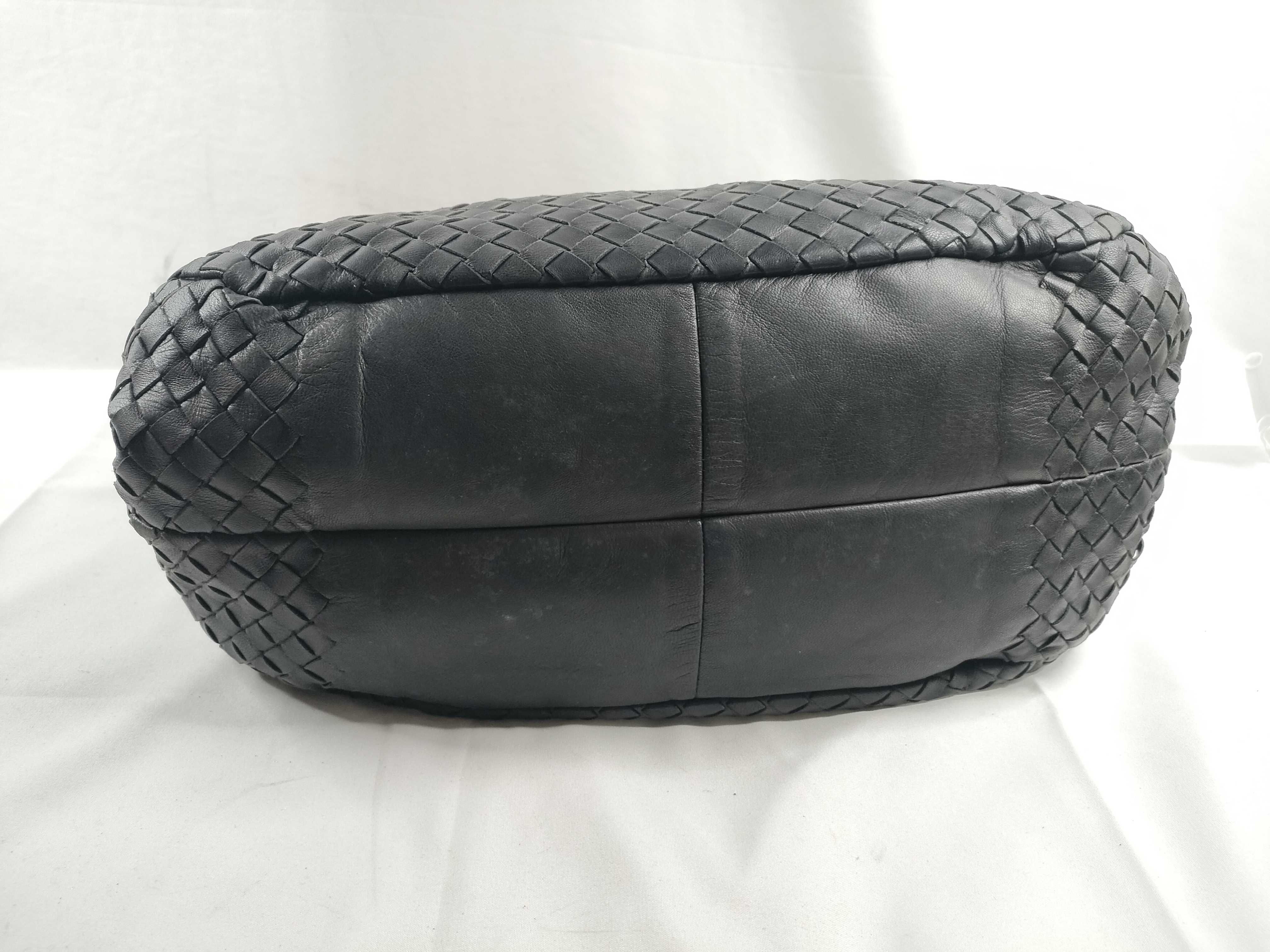 Campana Intrecciato One-Shoulder Bag, Black Shoulder Bag — view 4