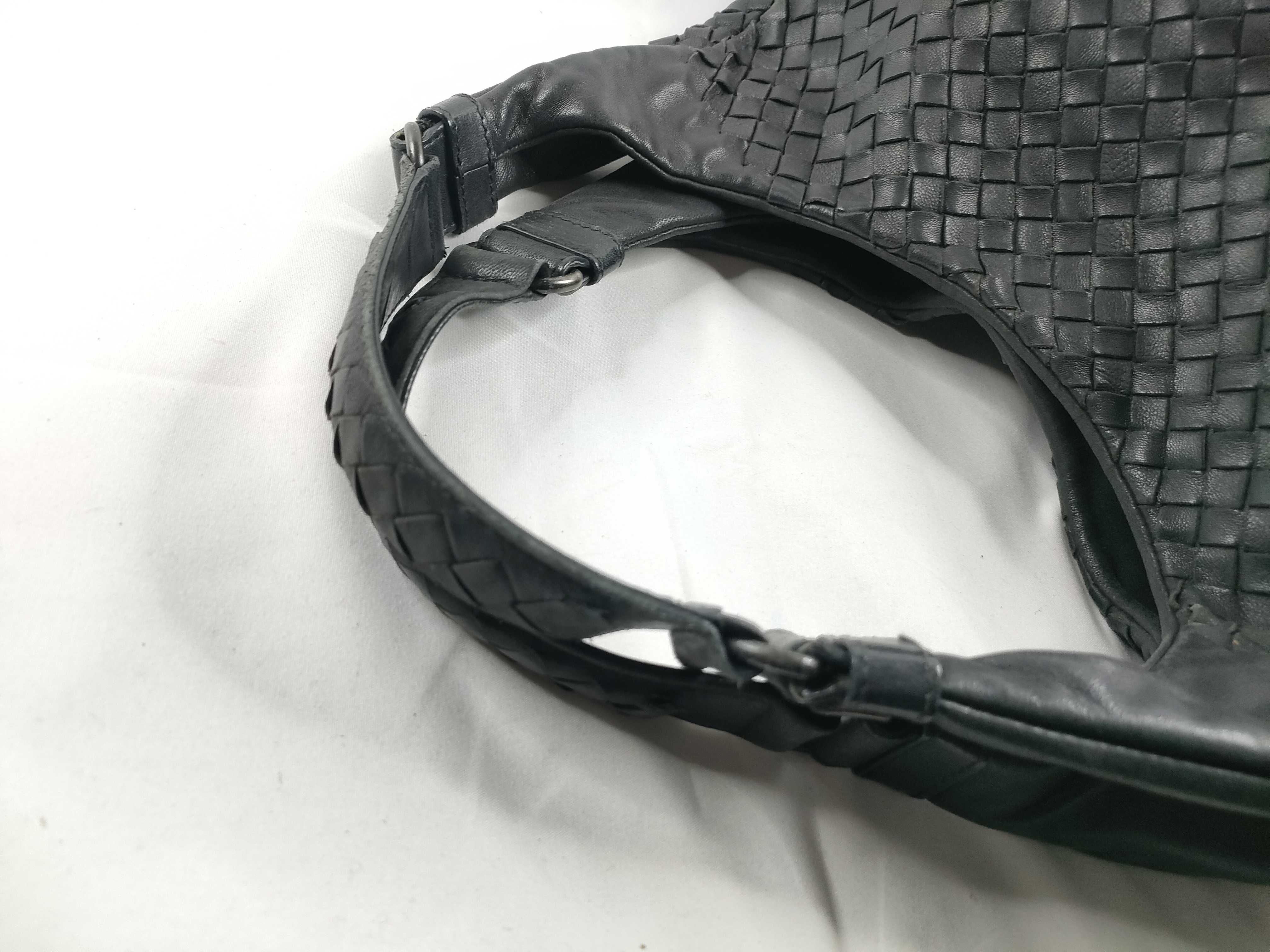 Campana Intrecciato One-Shoulder Bag, Black Shoulder Bag — view 6