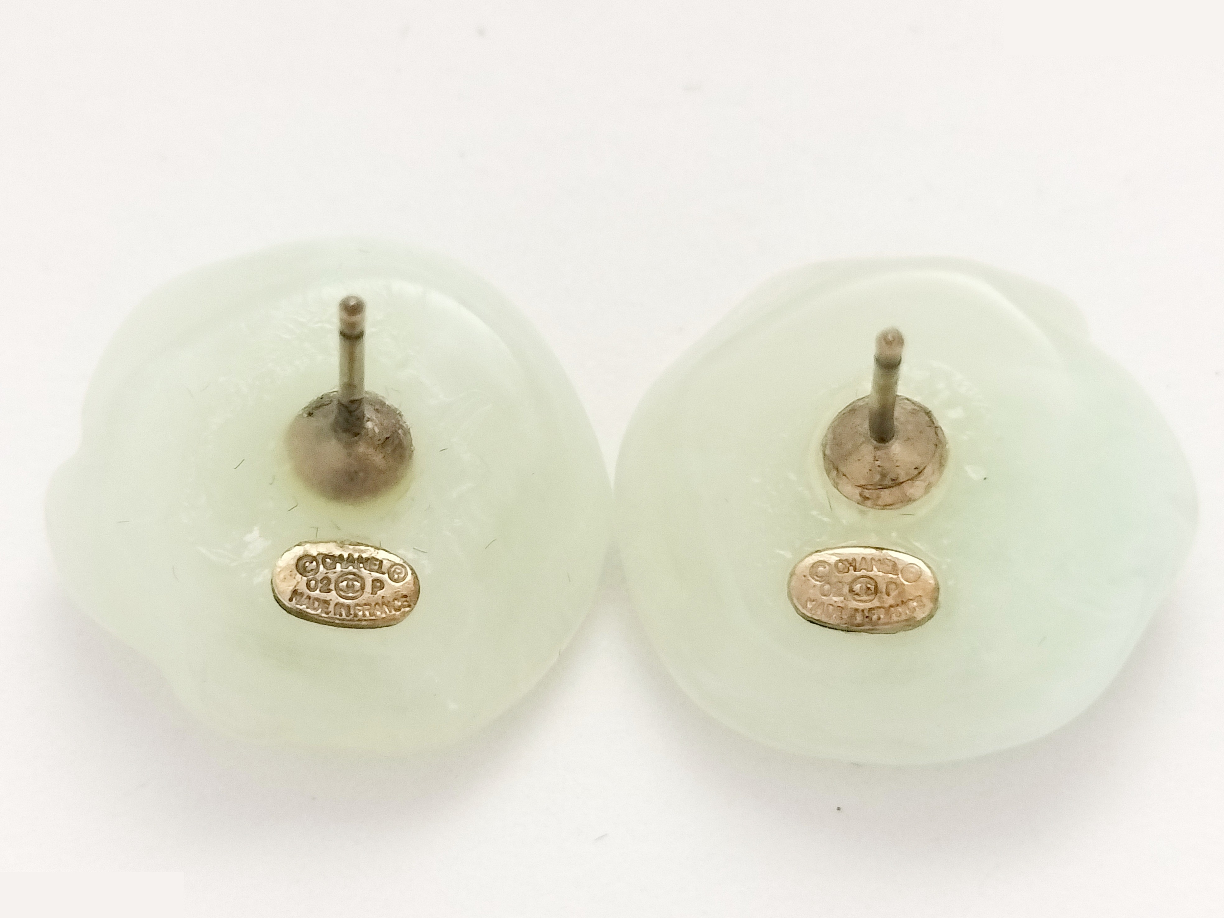 Coco Camellia Plastic Earrings — view 3