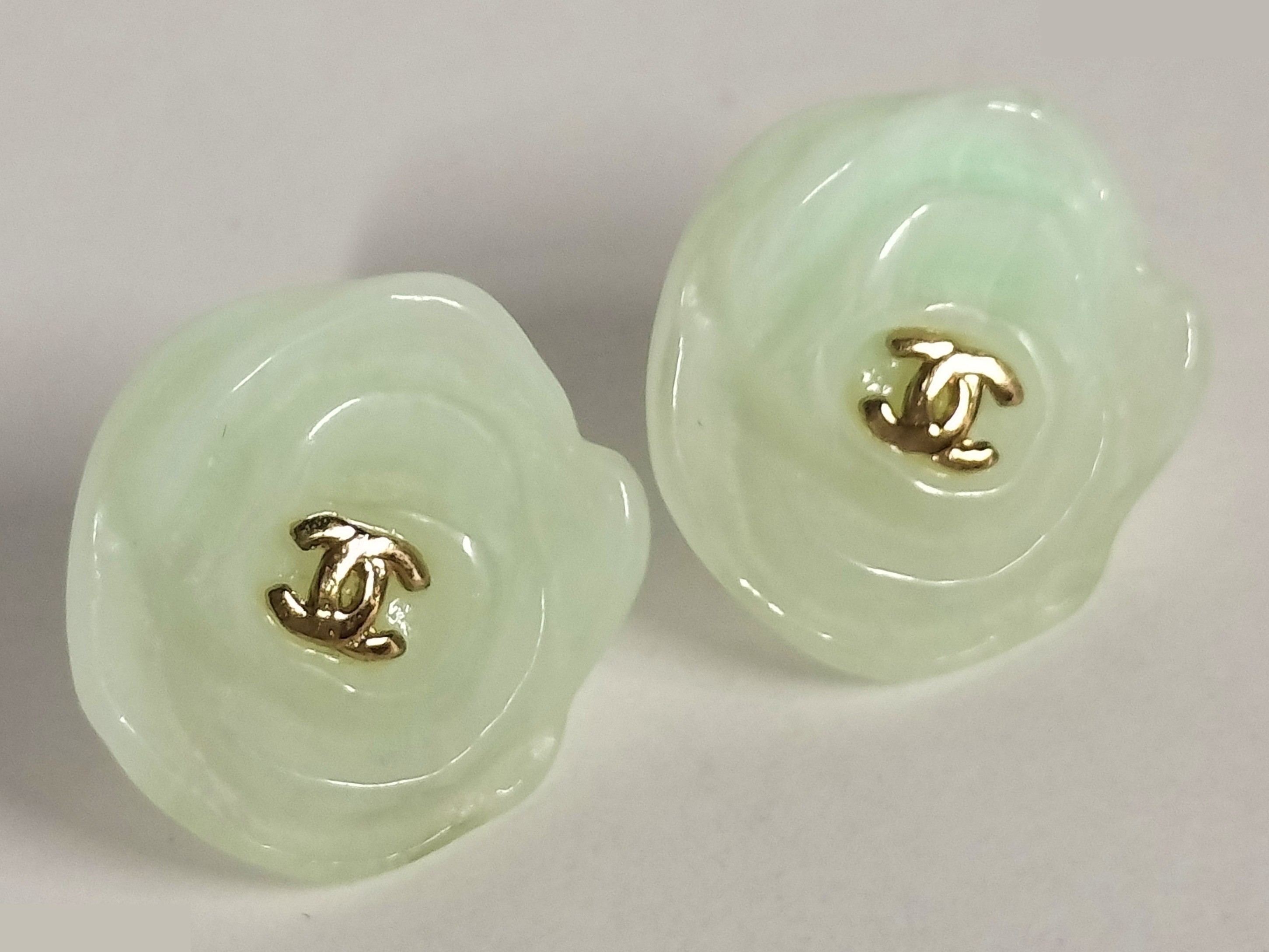 Coco Camellia Plastic Earrings — view 6
