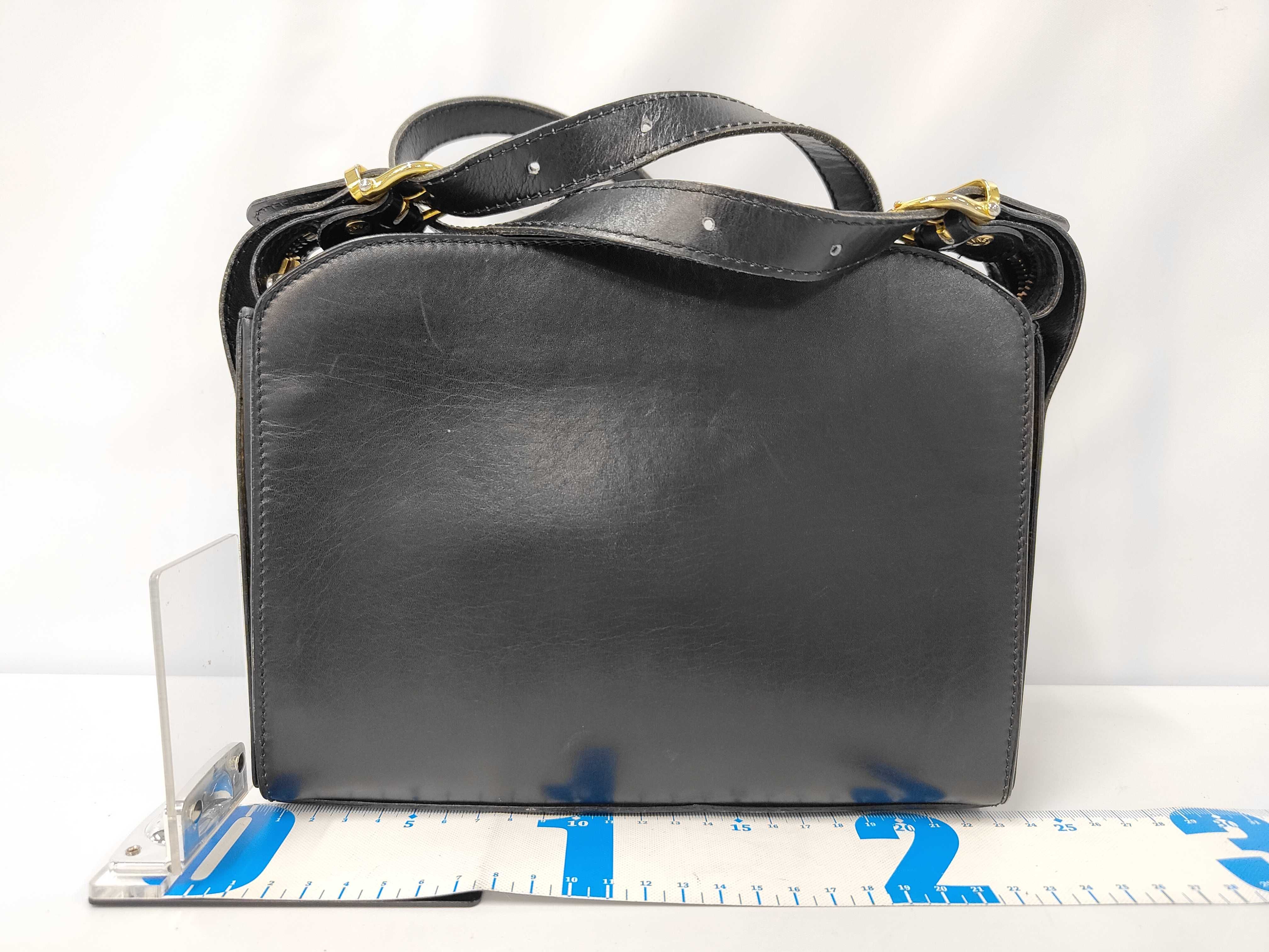 Shoulder Bag Leather Black Shoulder Bag — view 2