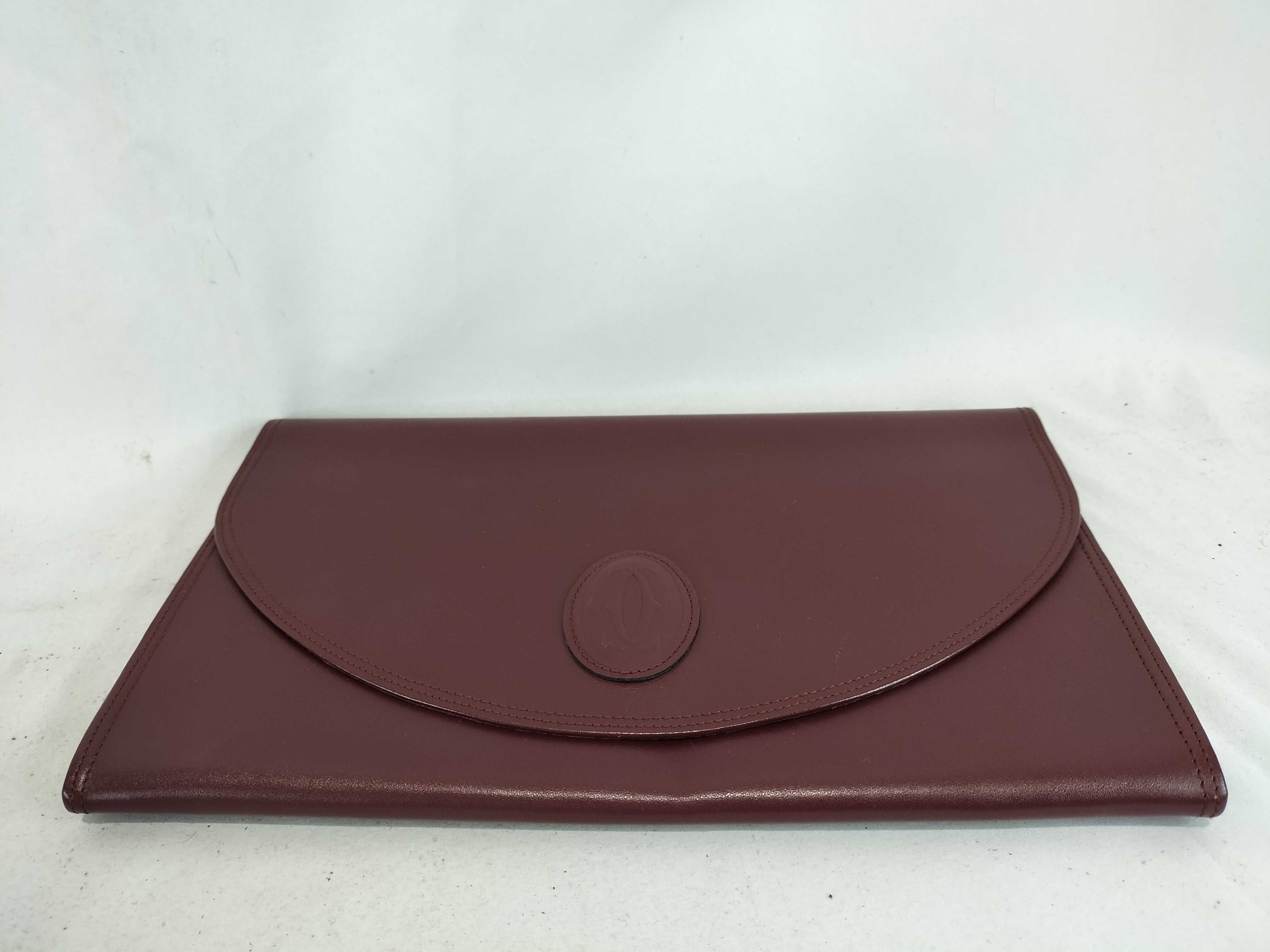 Must Clutch, Bordeaux color clutch bag — view 4