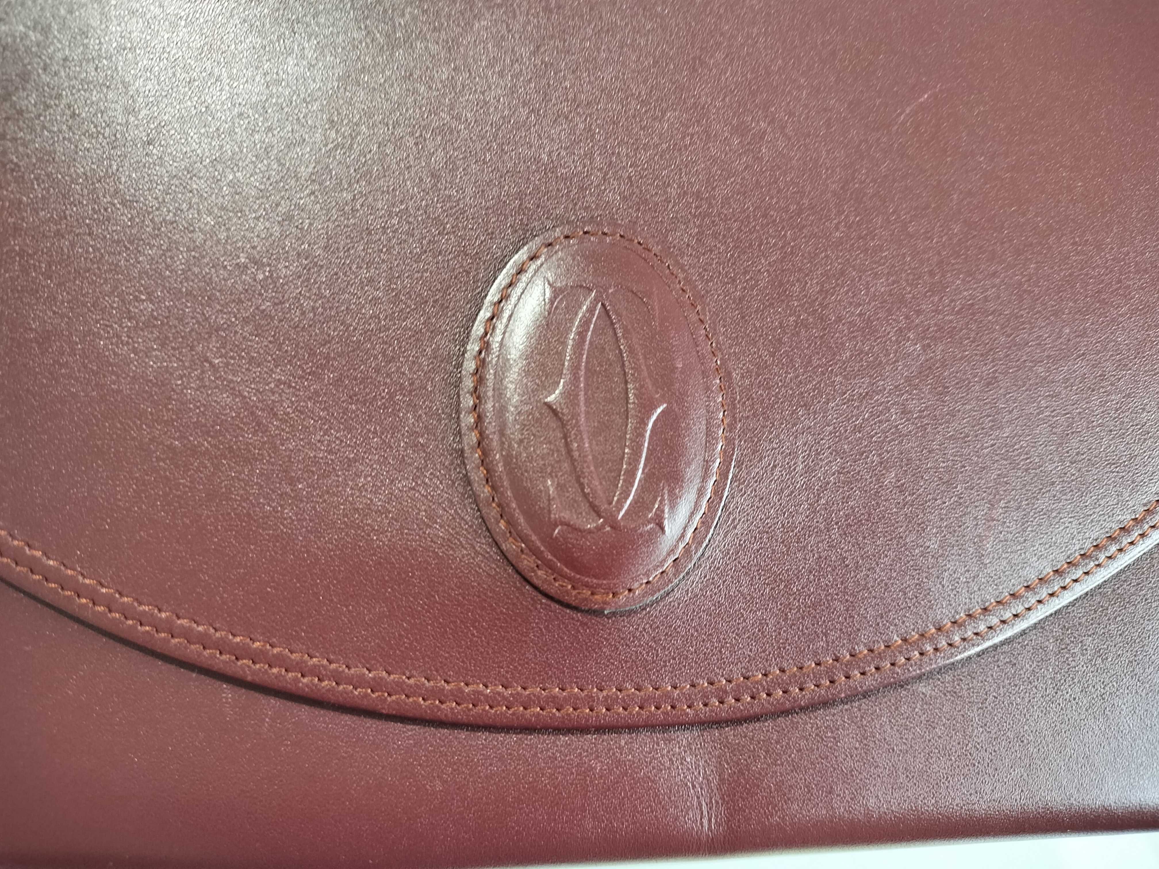 Must Clutch, Bordeaux color clutch bag — view 5