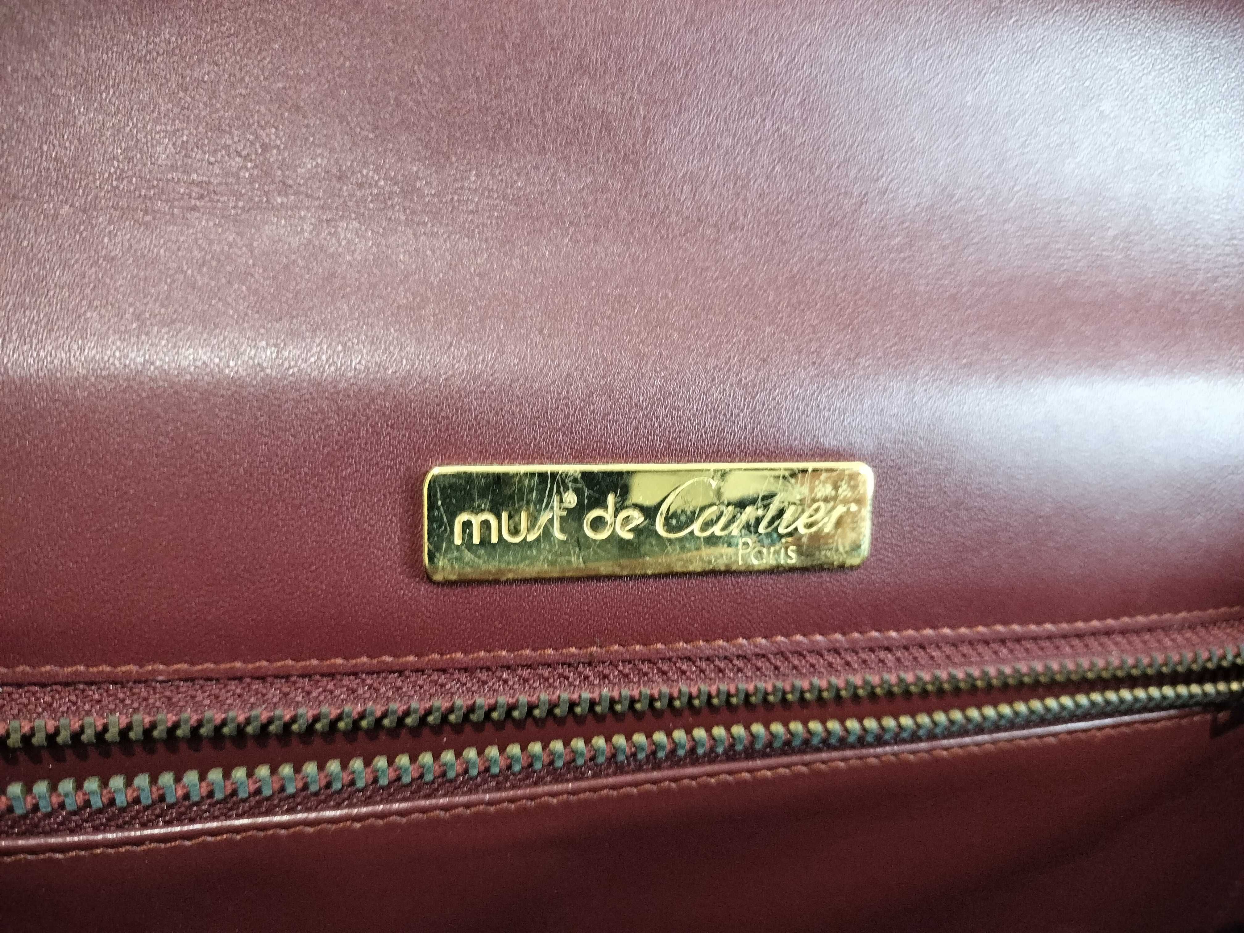 Must Clutch, Bordeaux color clutch bag — view 9