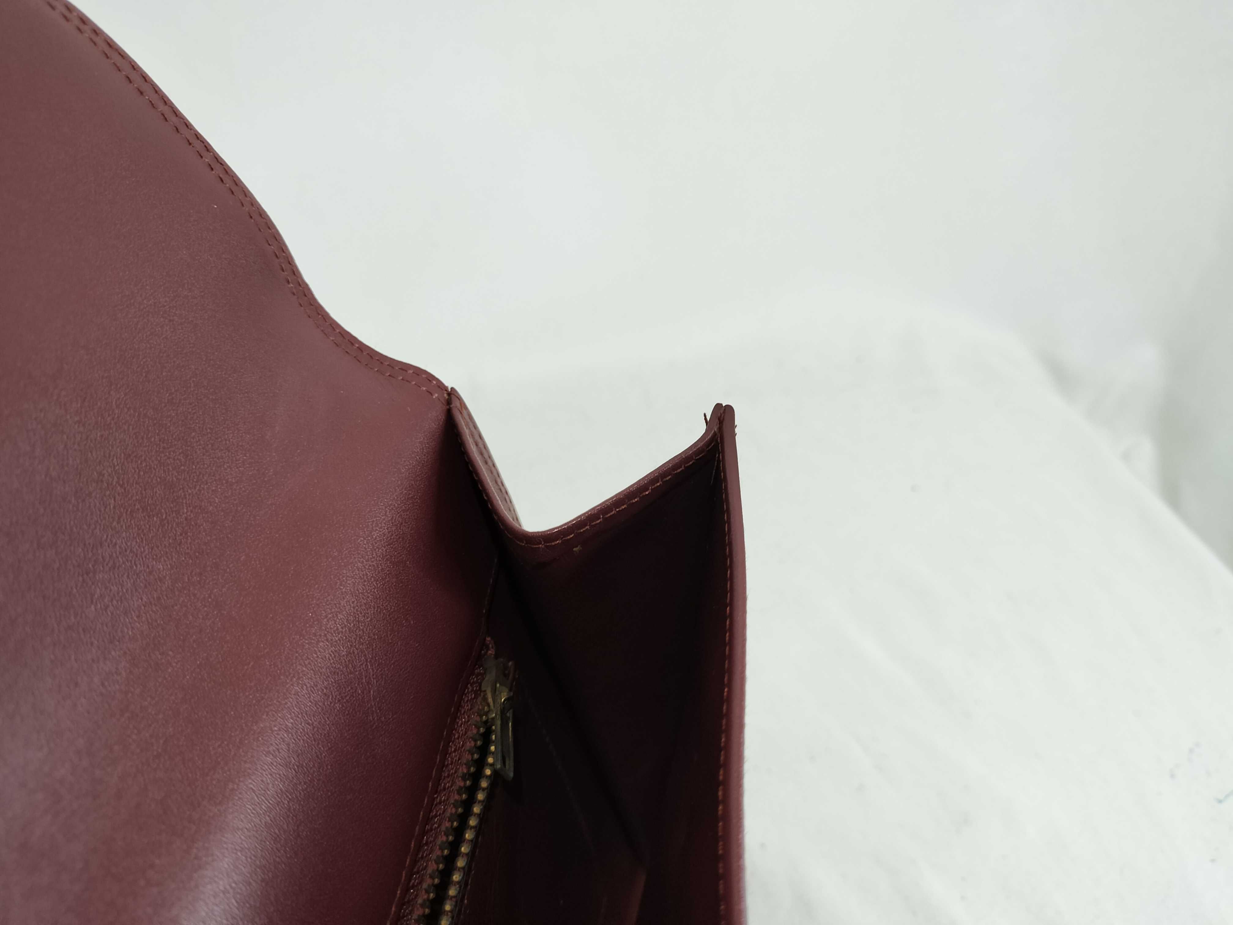 Must Clutch, Bordeaux color clutch bag — view 10
