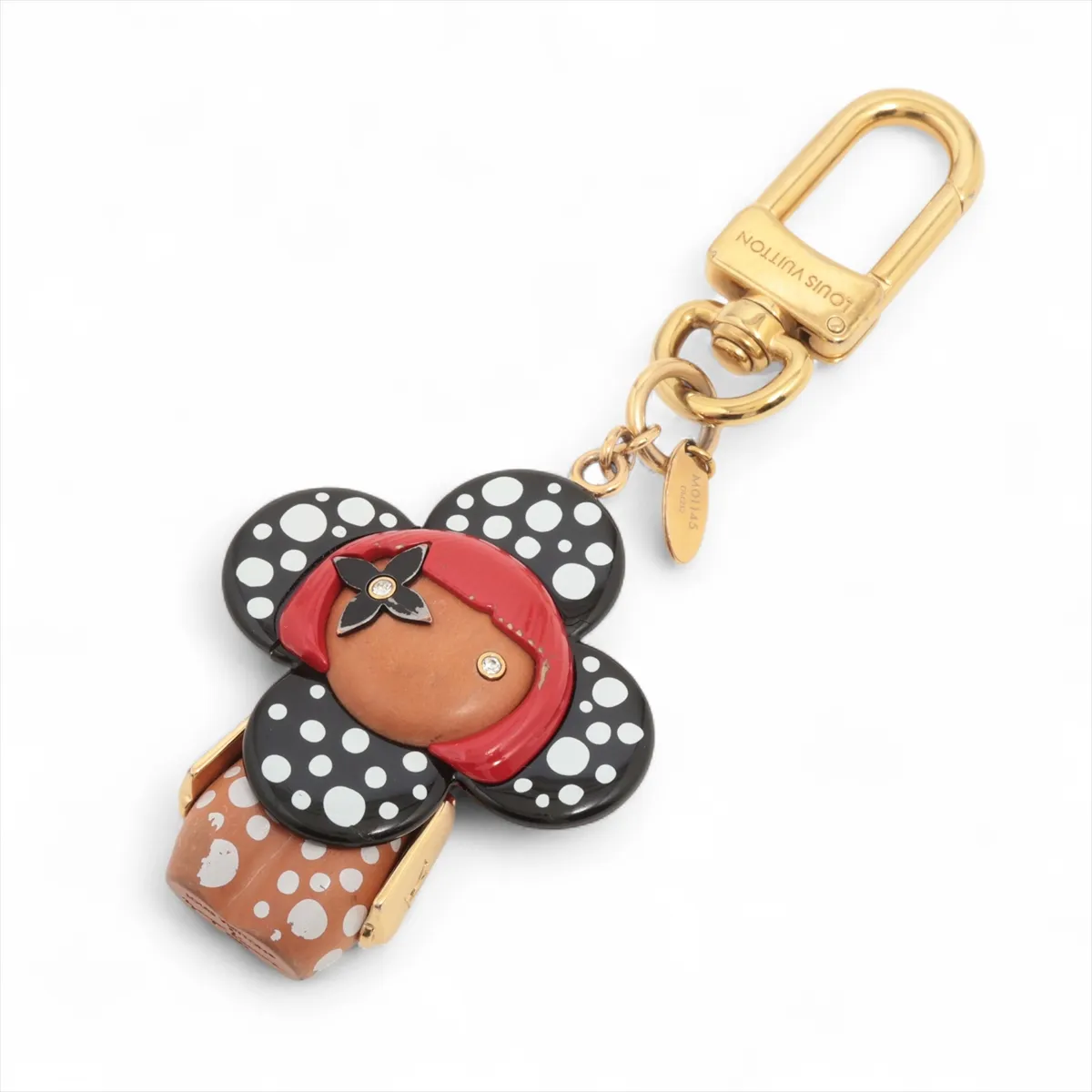 M01145 Portefeuille Vivienne Infinity Dot DI4212 Charm GP x Wood Black x Brown