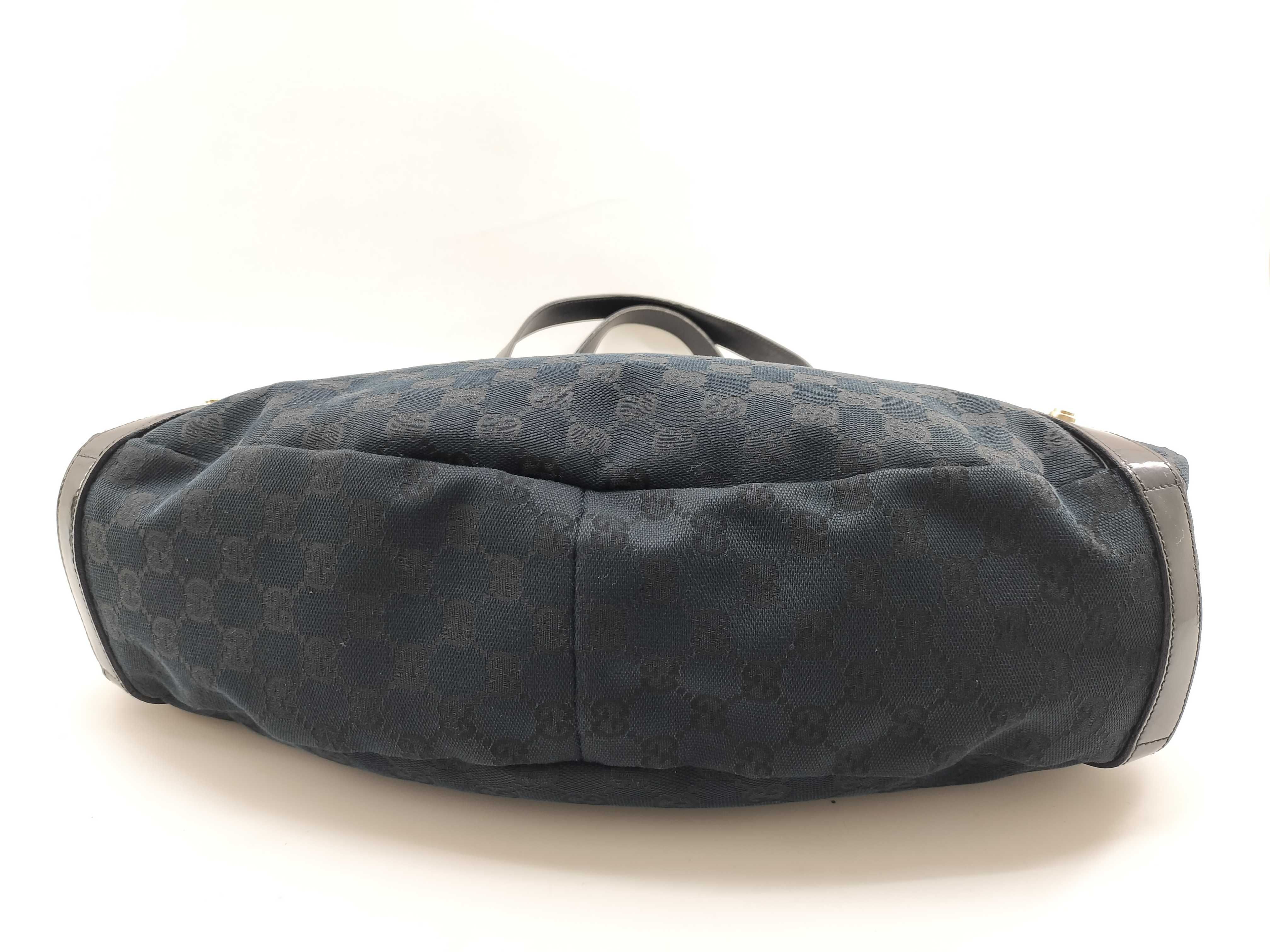 GG Canvas Tote Bag, Abbey GG Canvas, Black, 130739 Tote Bag — view 4