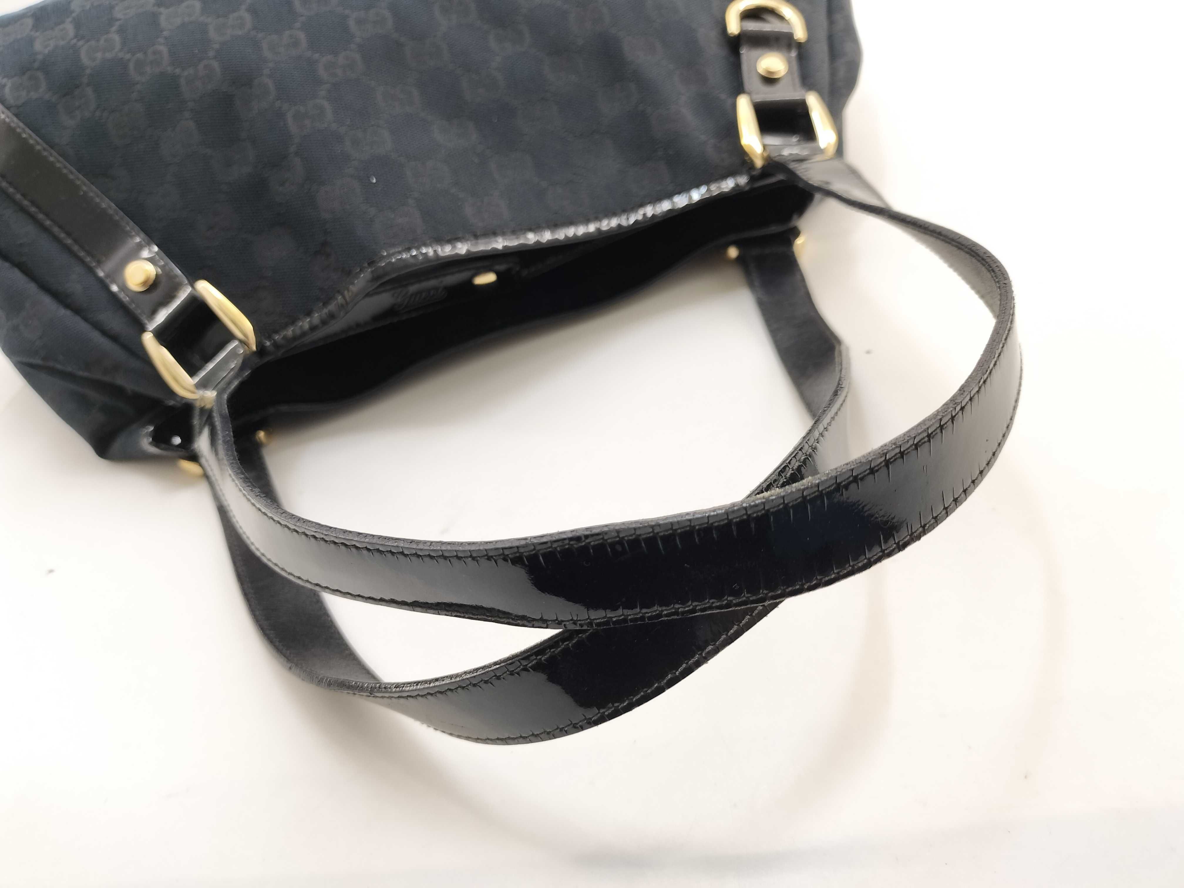 GG Canvas Tote Bag, Abbey GG Canvas, Black, 130739 Tote Bag — view 7