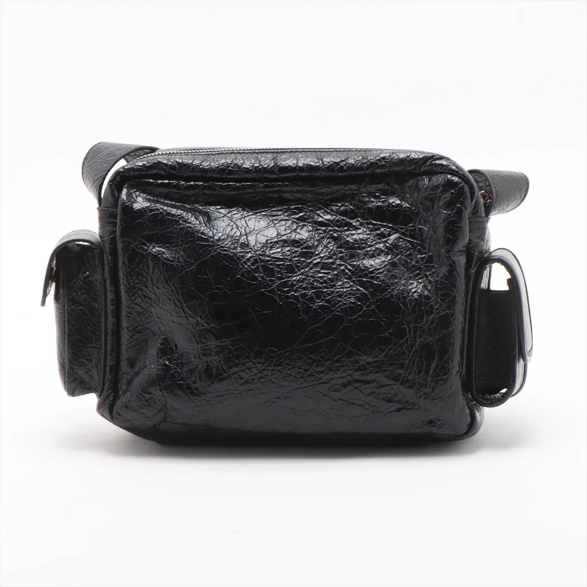 Super Busy Leather Shoulder Bag Black 829068 — view 2