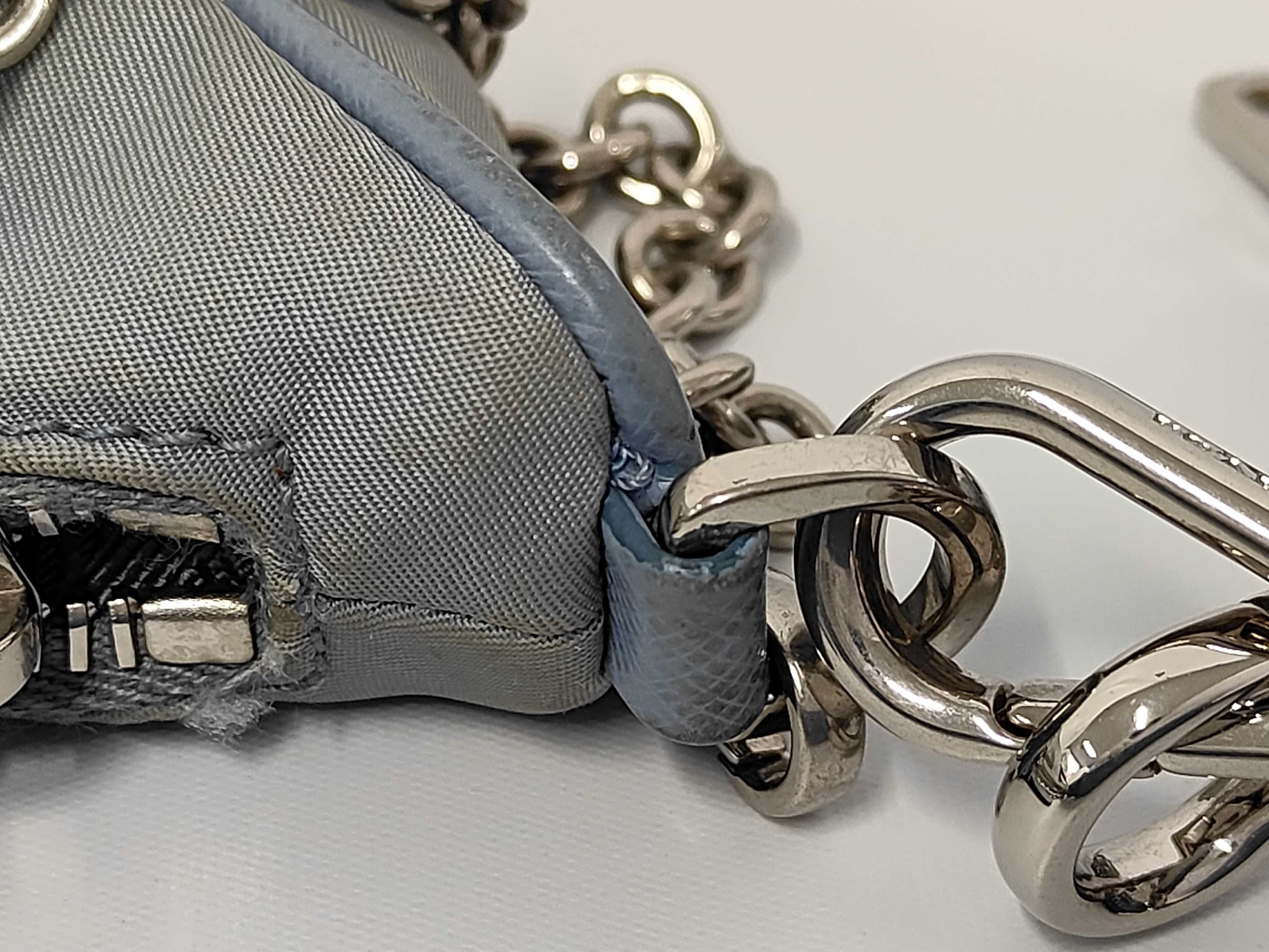 Tessuto Nylon x Leather Shoulder Bag — view 5
