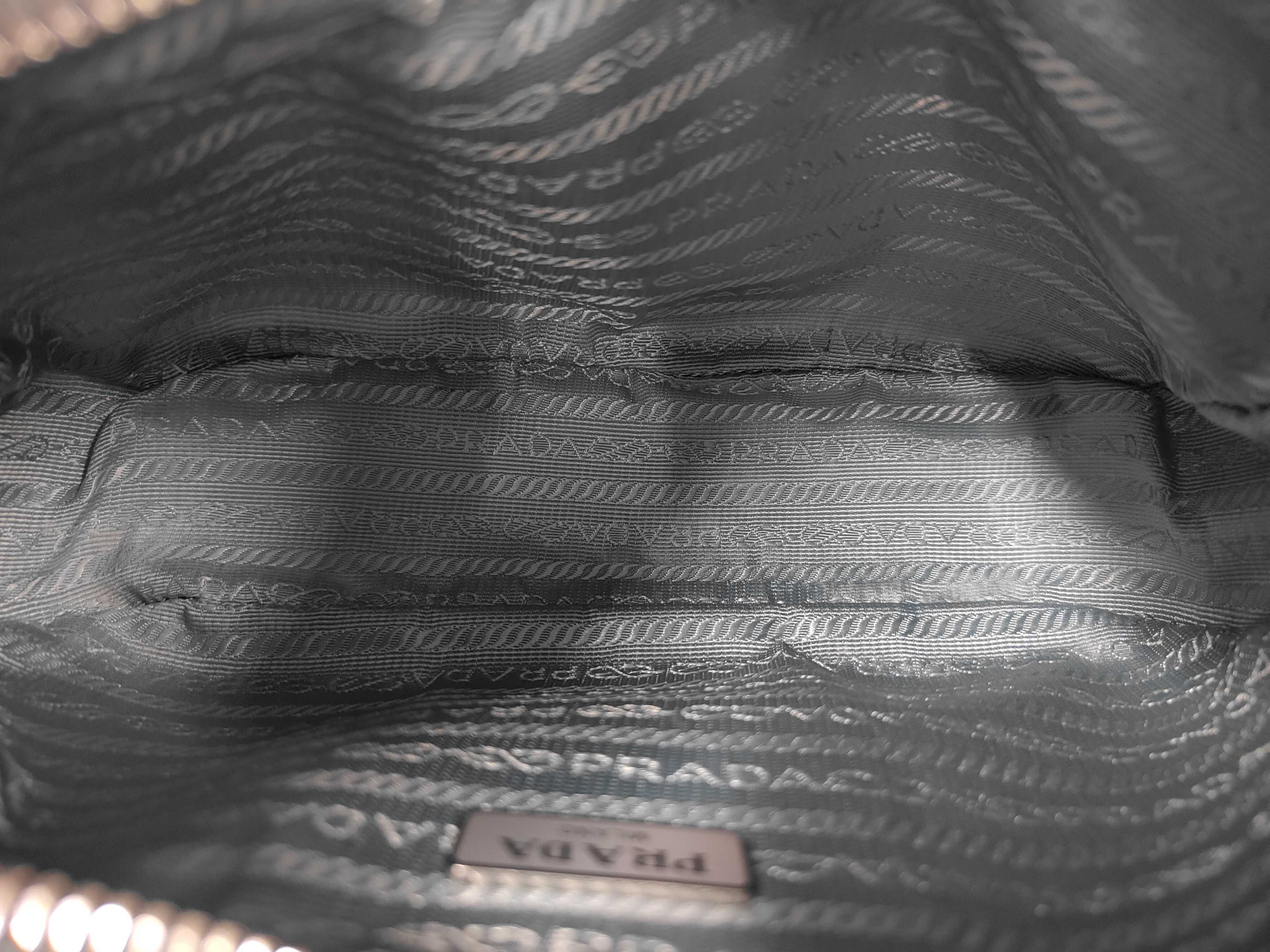 Tessuto Nylon x Leather Shoulder Bag — view 8
