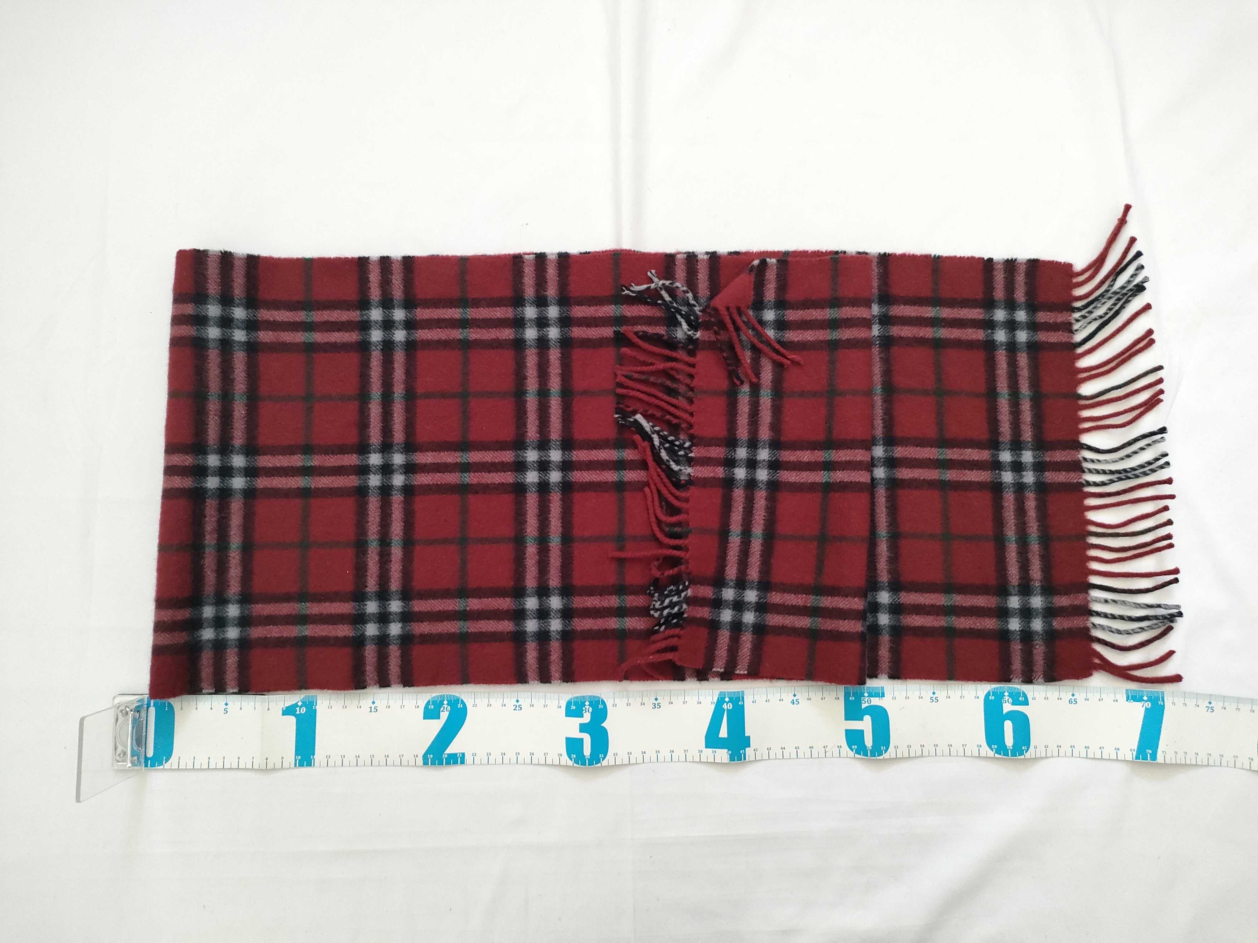 100% Cashmere Scarf, Nova Check Pattern, and other accessories. — view 2
