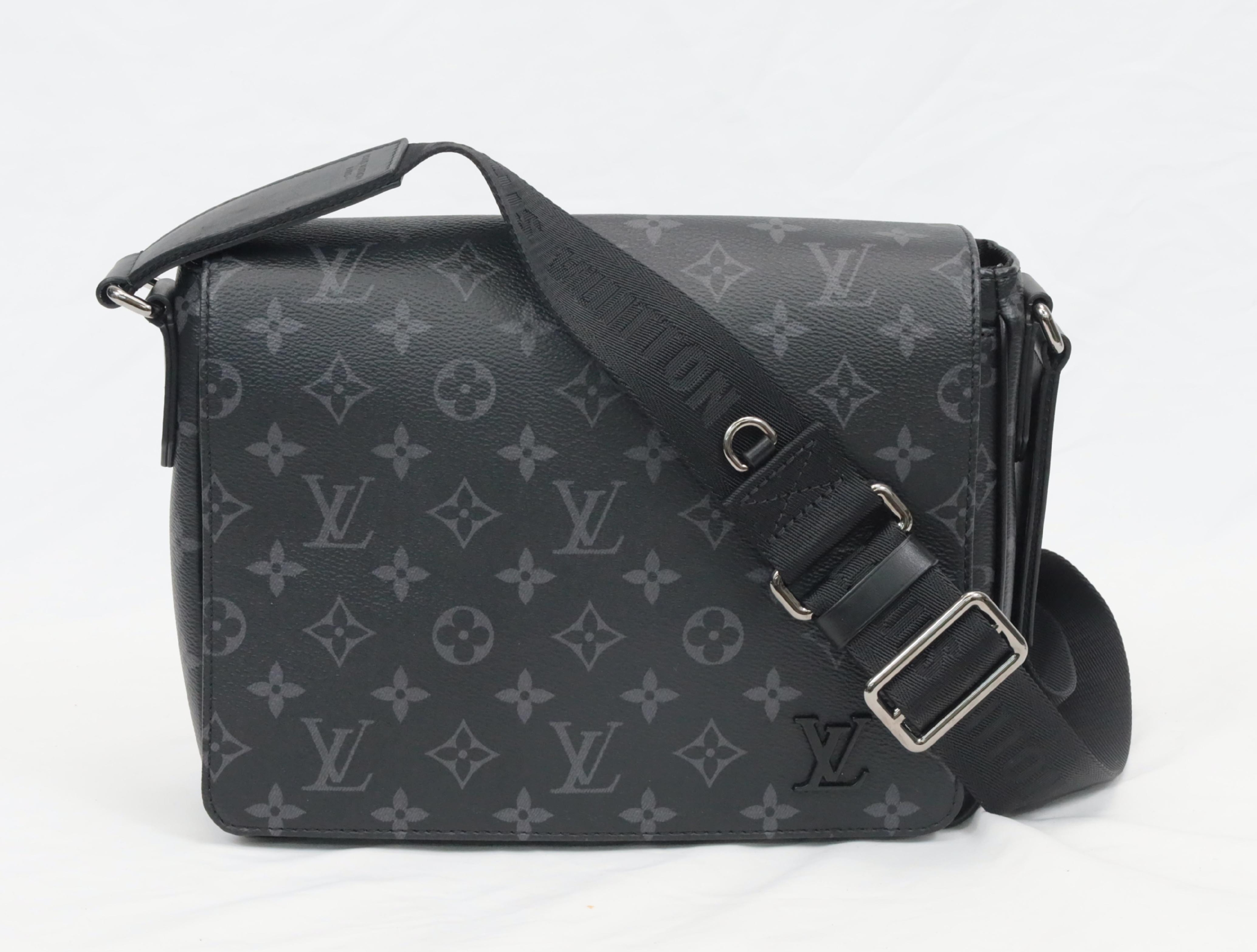 Monogram Eclipse District PM NV3 M46255 RFID Shoulder Bag