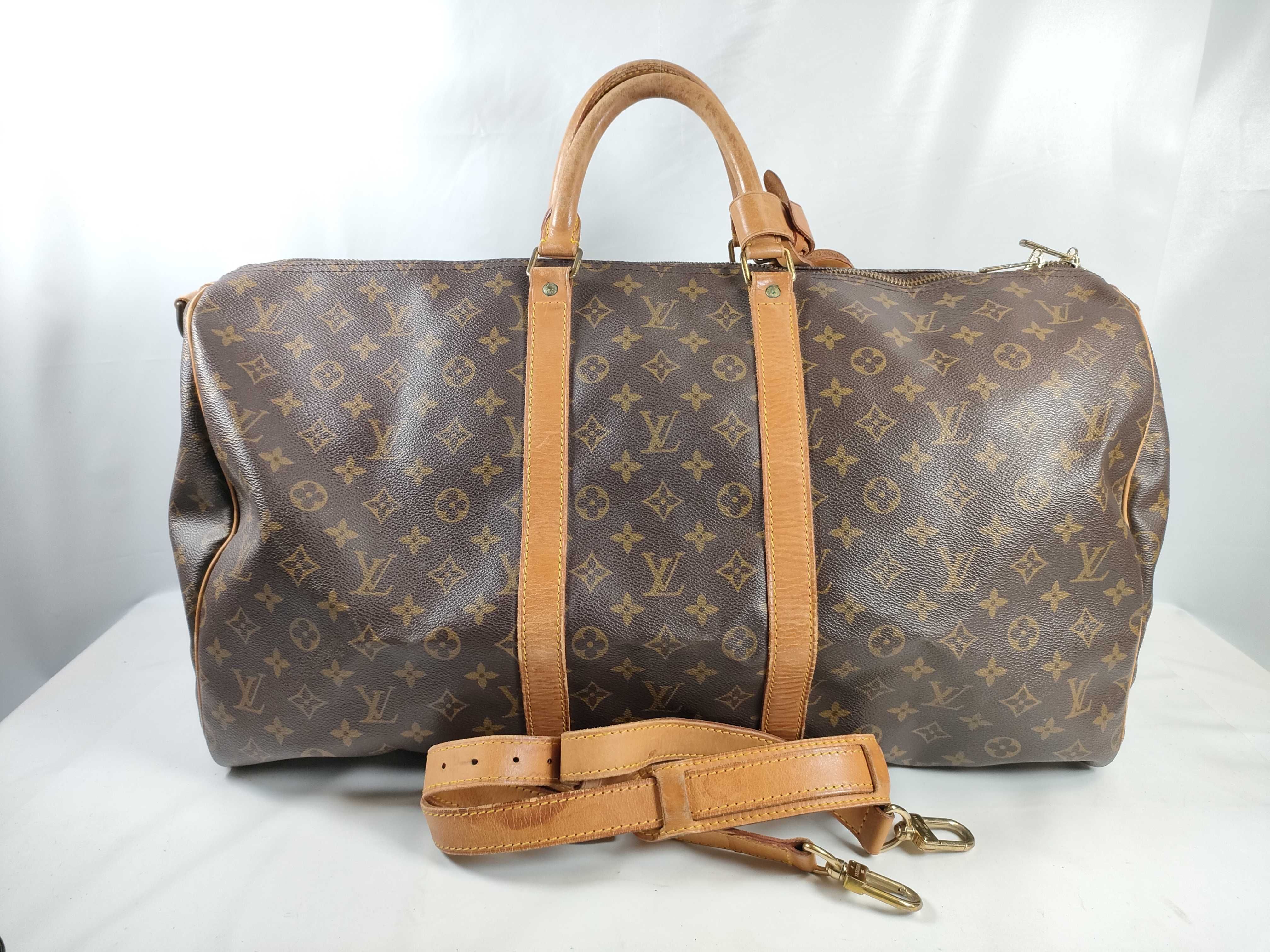 Monogram M41414 Keepall Bandoulière 55 Boston Bag