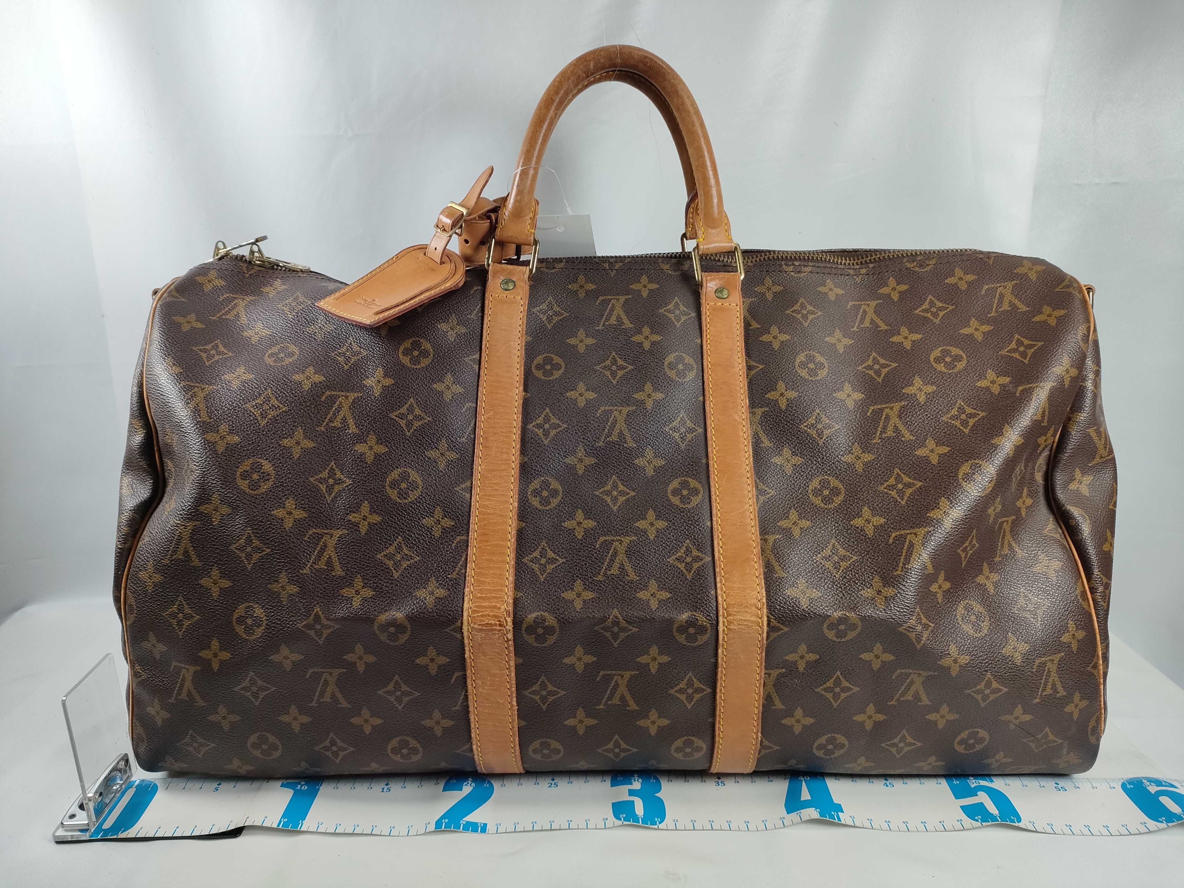Monogram M41414 Keepall Bandoulière 55 Boston Bag — view 2
