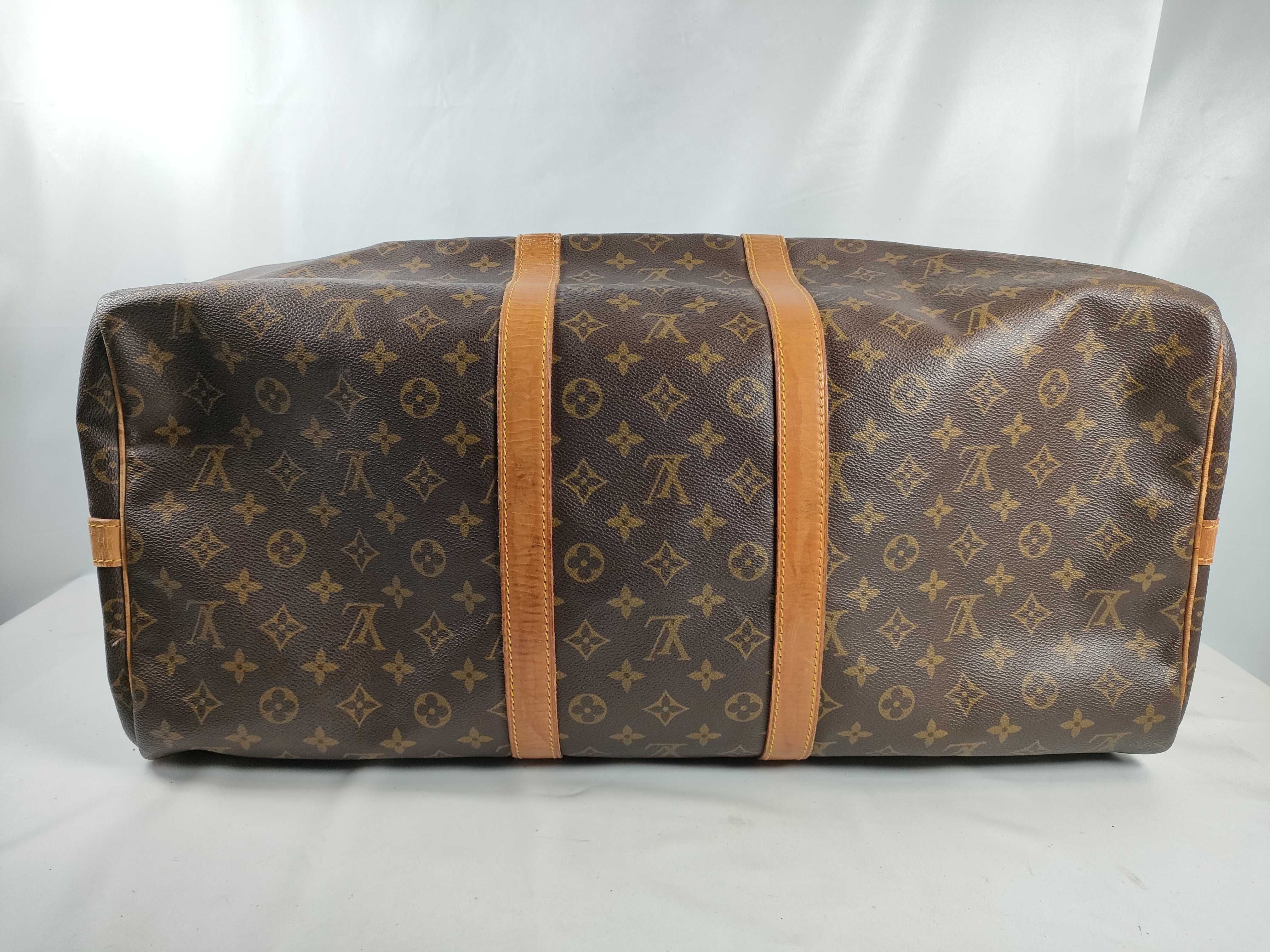 Monogram M41414 Keepall Bandoulière 55 Boston Bag — view 9