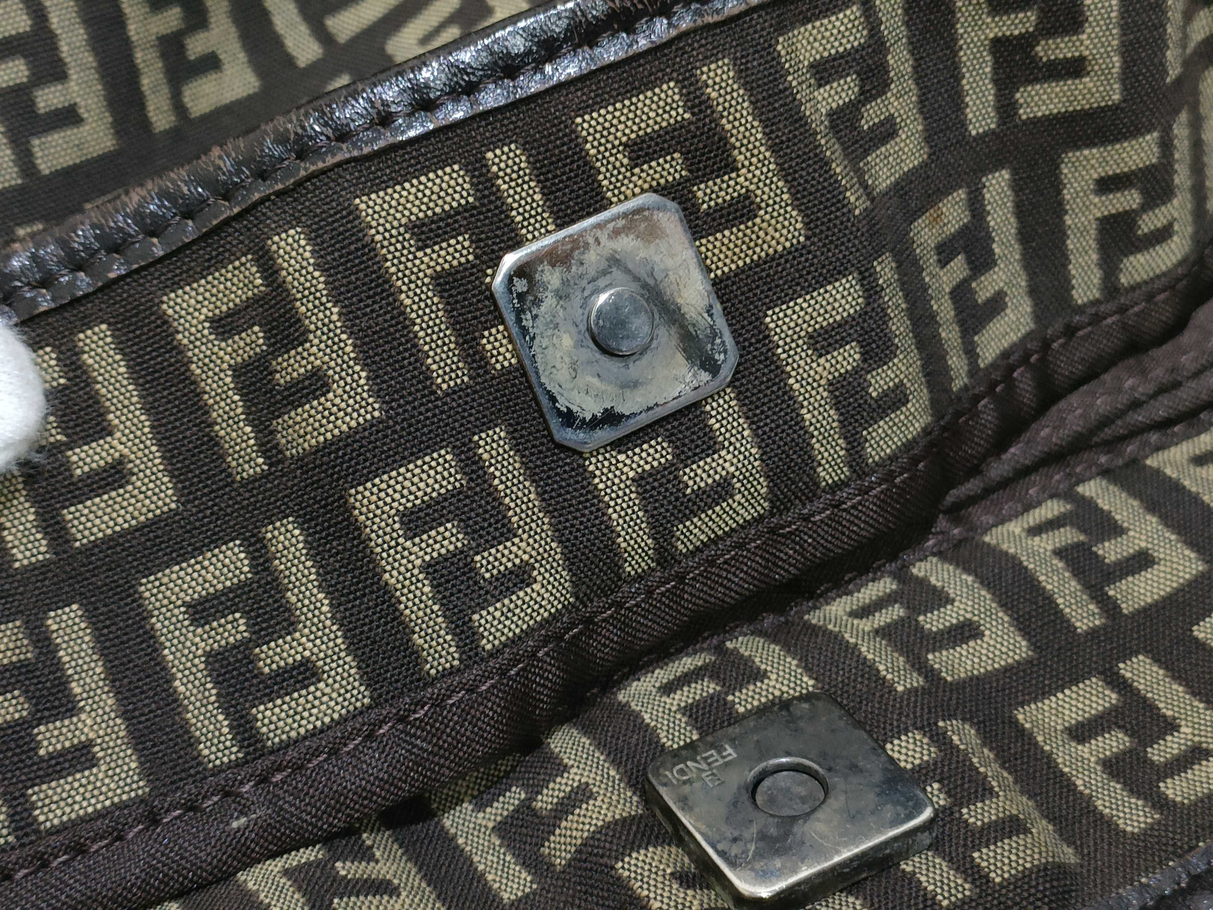 Zucca pattern tote bag, brown tote bag — view 12