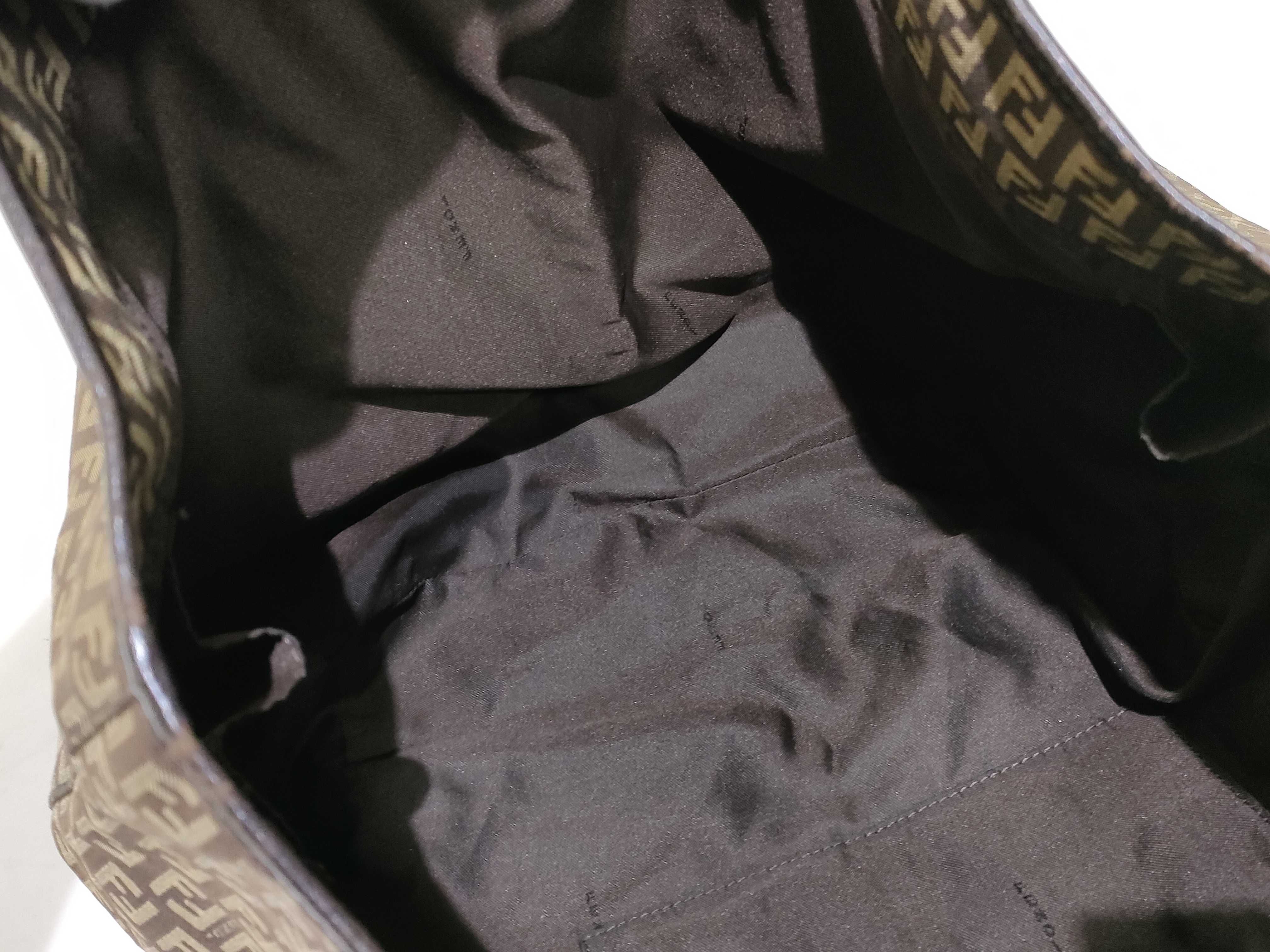 Zucca pattern tote bag, brown tote bag — view 8