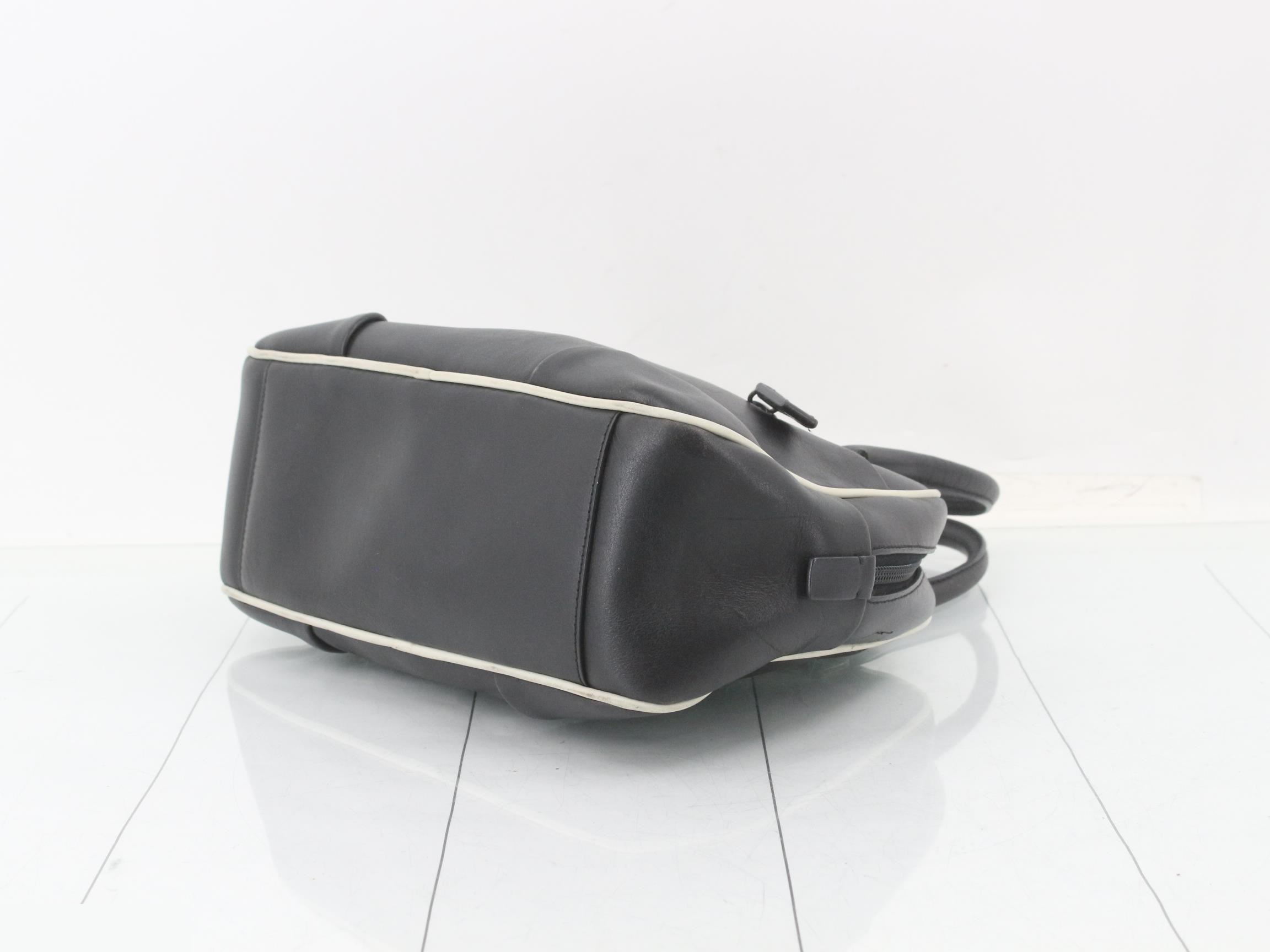 leather bowling bag handbag — view 6