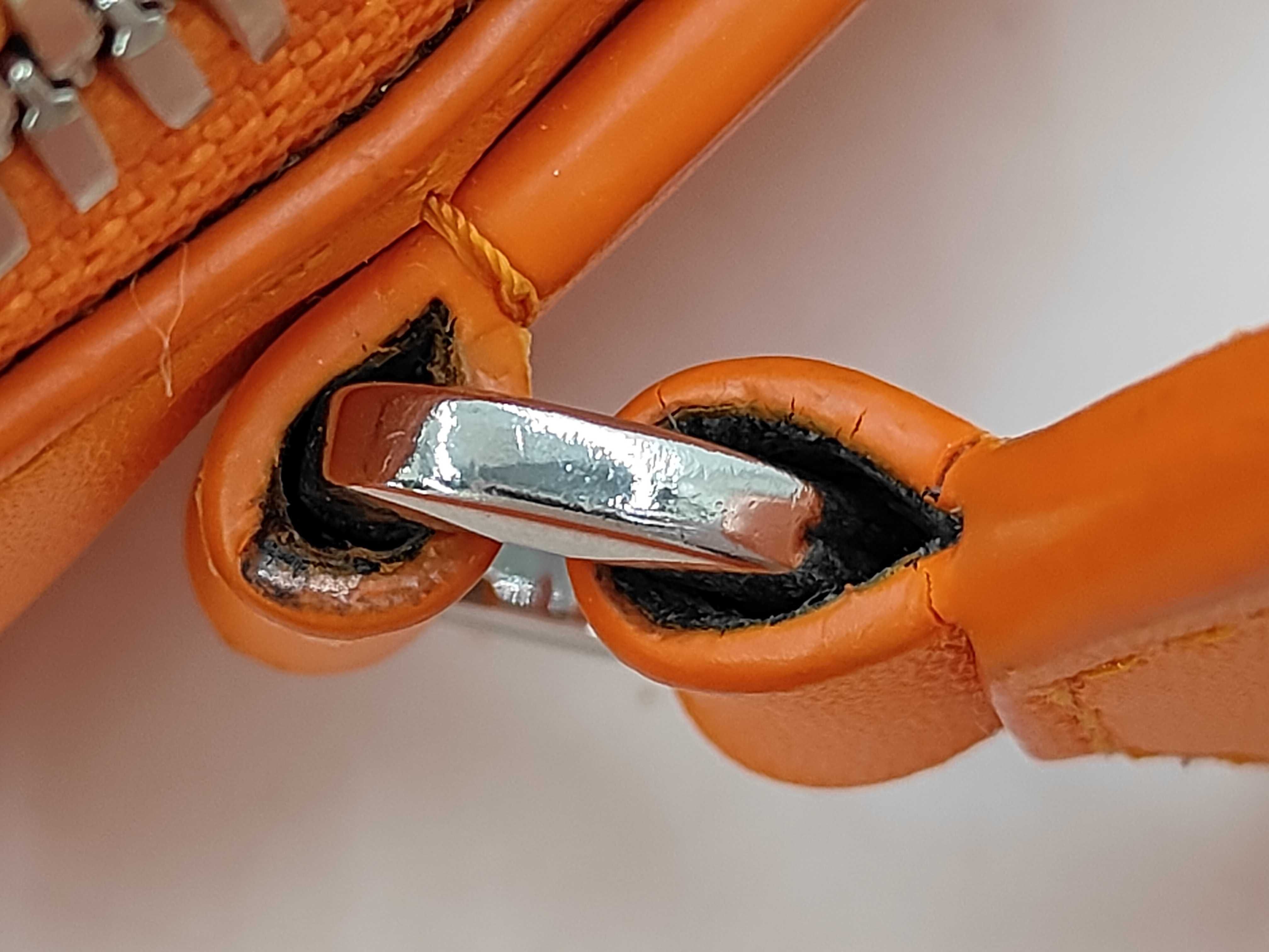 Vertical Crossbody Shoulder Bag, Orange — view 5