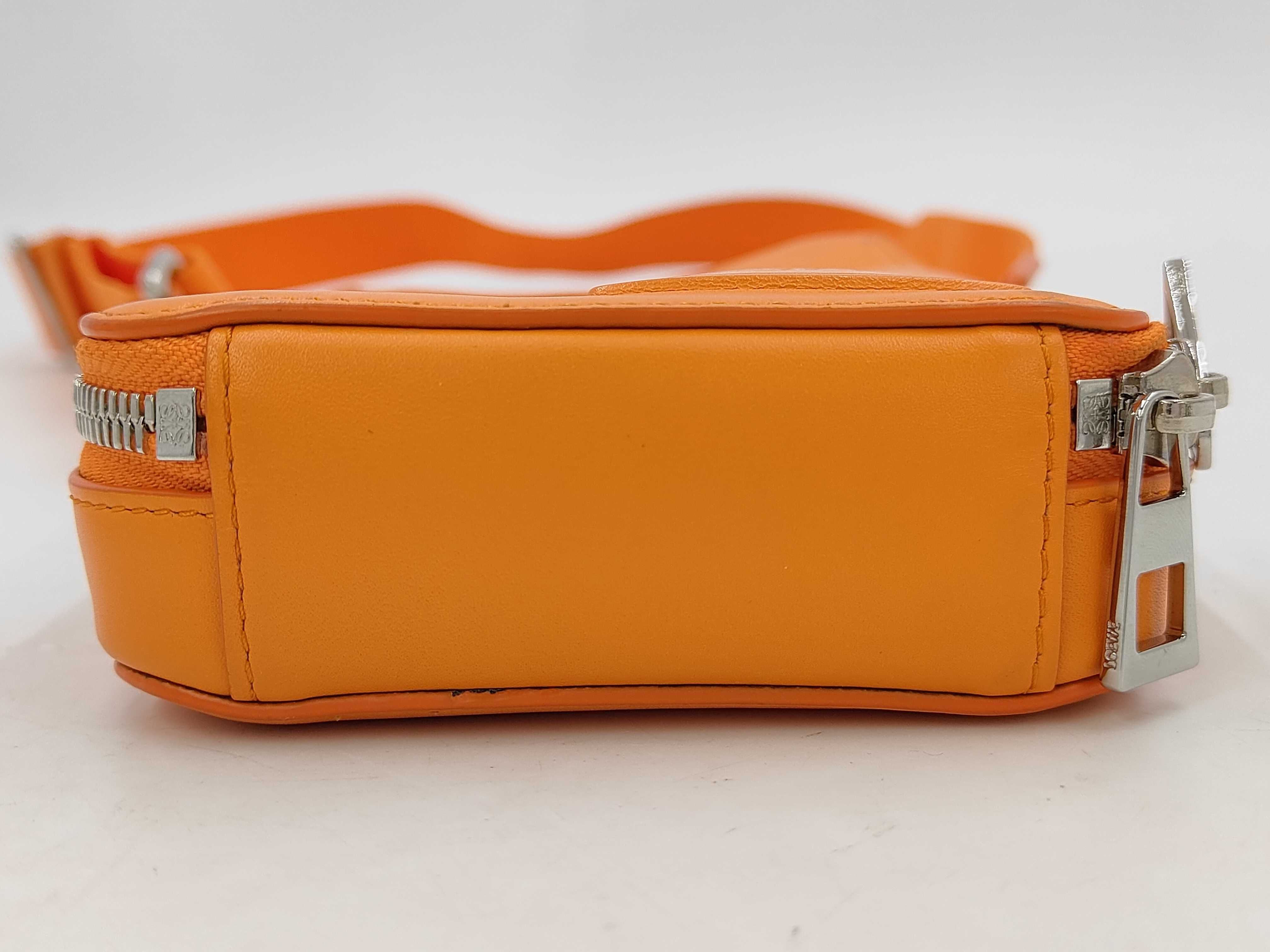 Vertical Crossbody Shoulder Bag, Orange — view 7