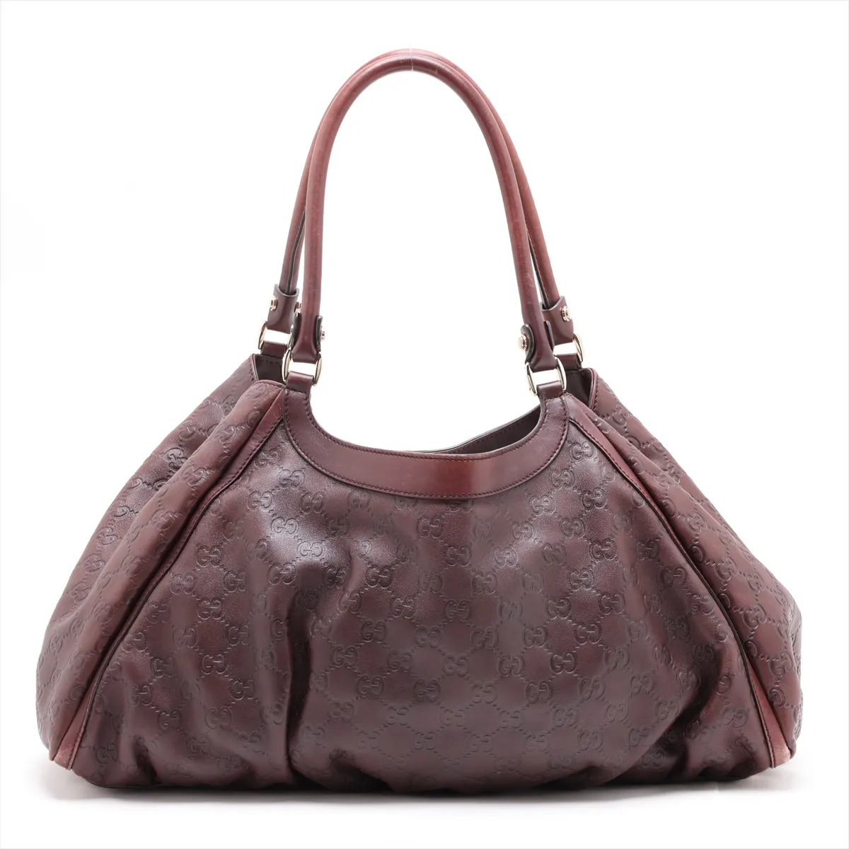 Guccissima 189835 Leather Handbag Brown — view 2