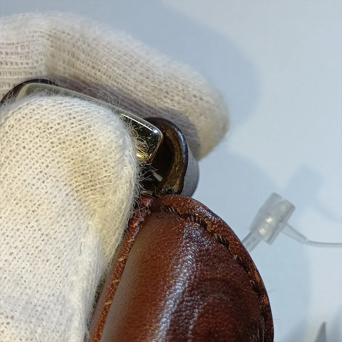 Guccissima 189835 Leather Handbag Brown — view 12