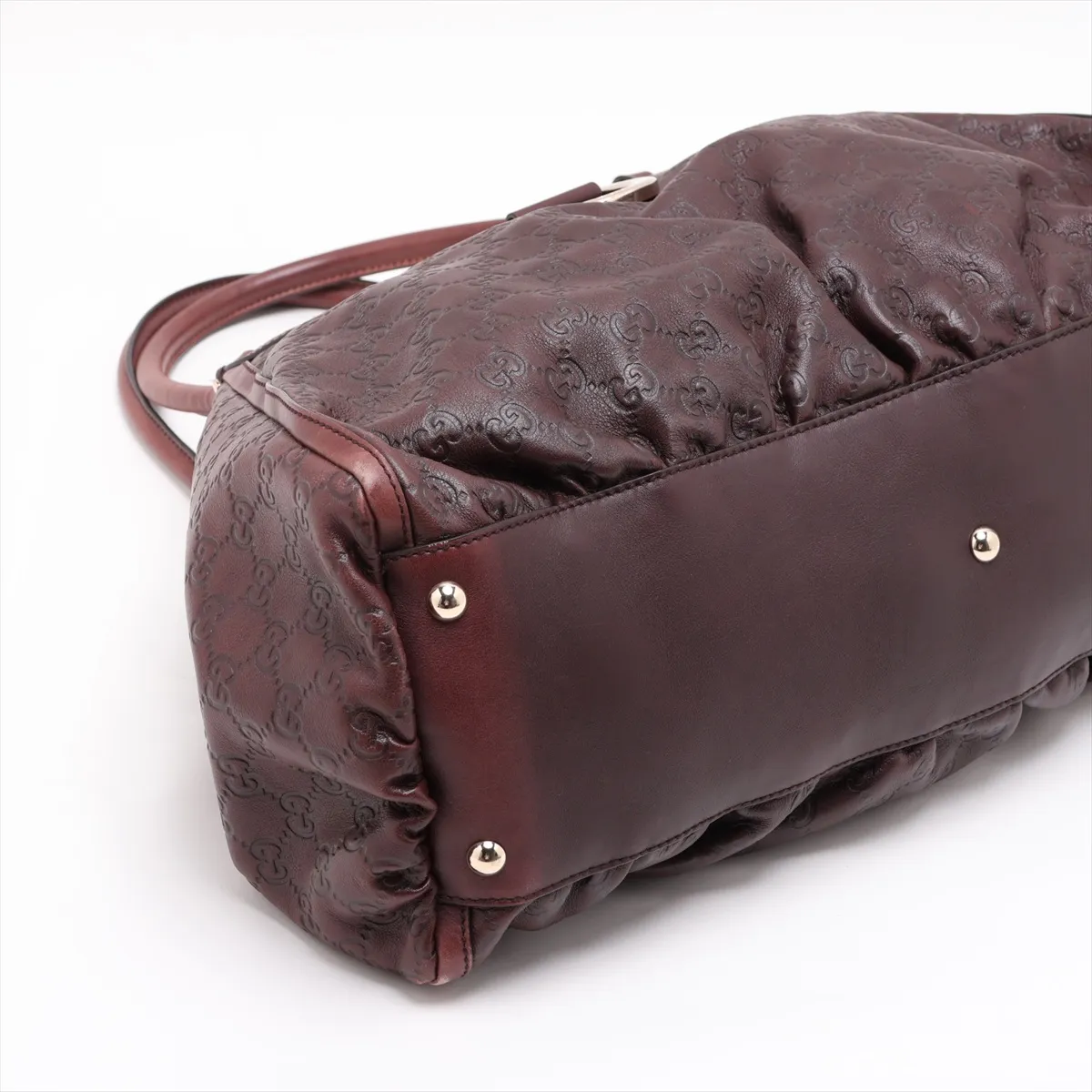 Guccissima 189835 Leather Handbag Brown — view 4