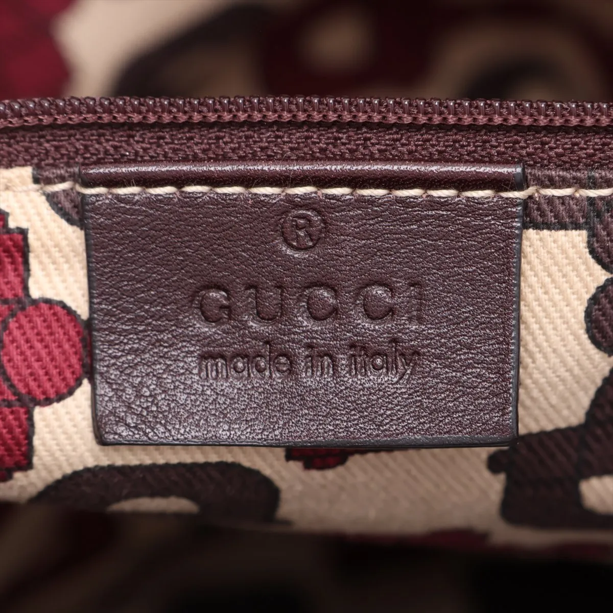 Guccissima 189835 Leather Handbag Brown — view 9