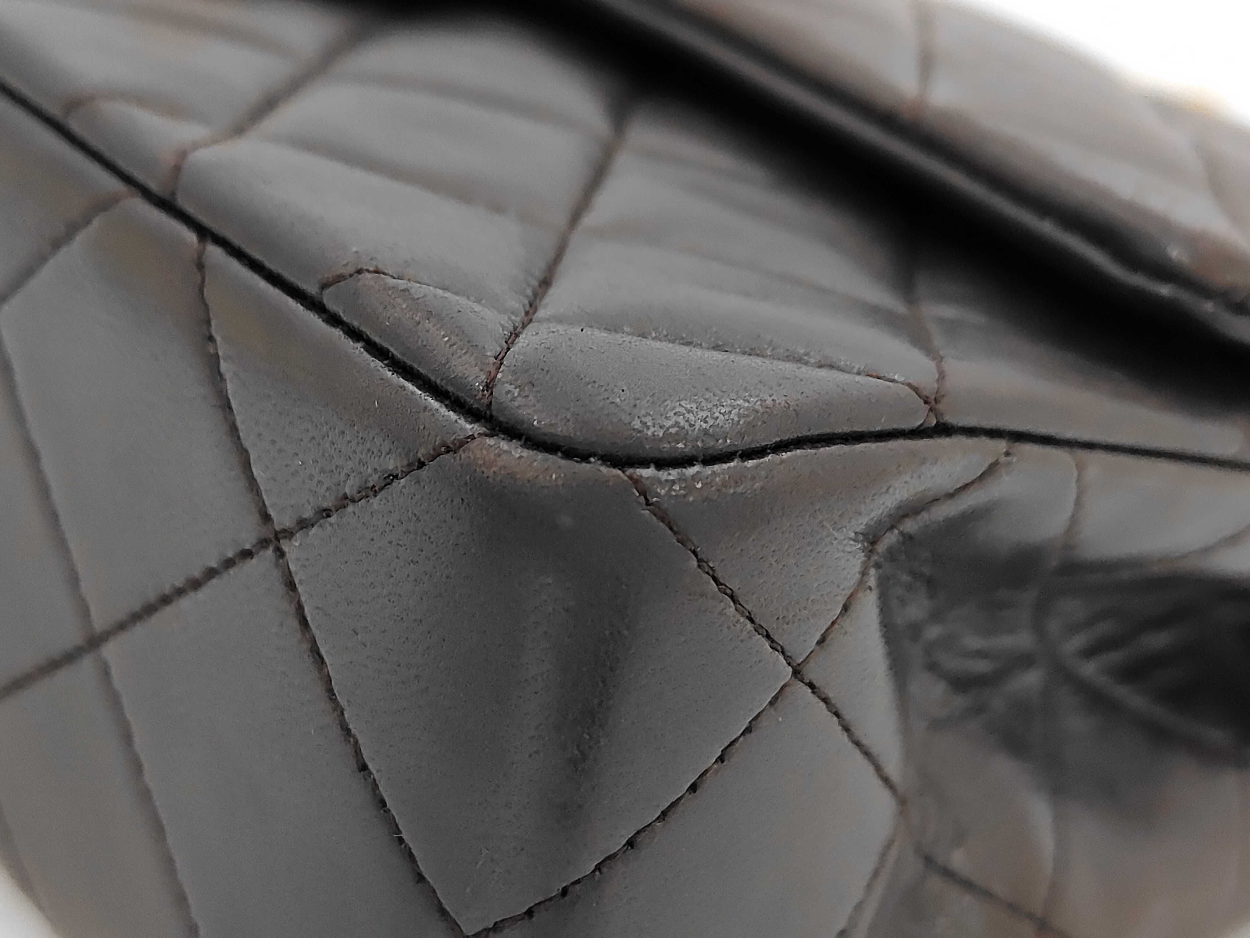 Lambskin Matelassé W Brown Shoulder Bag (No Seal) — view 4