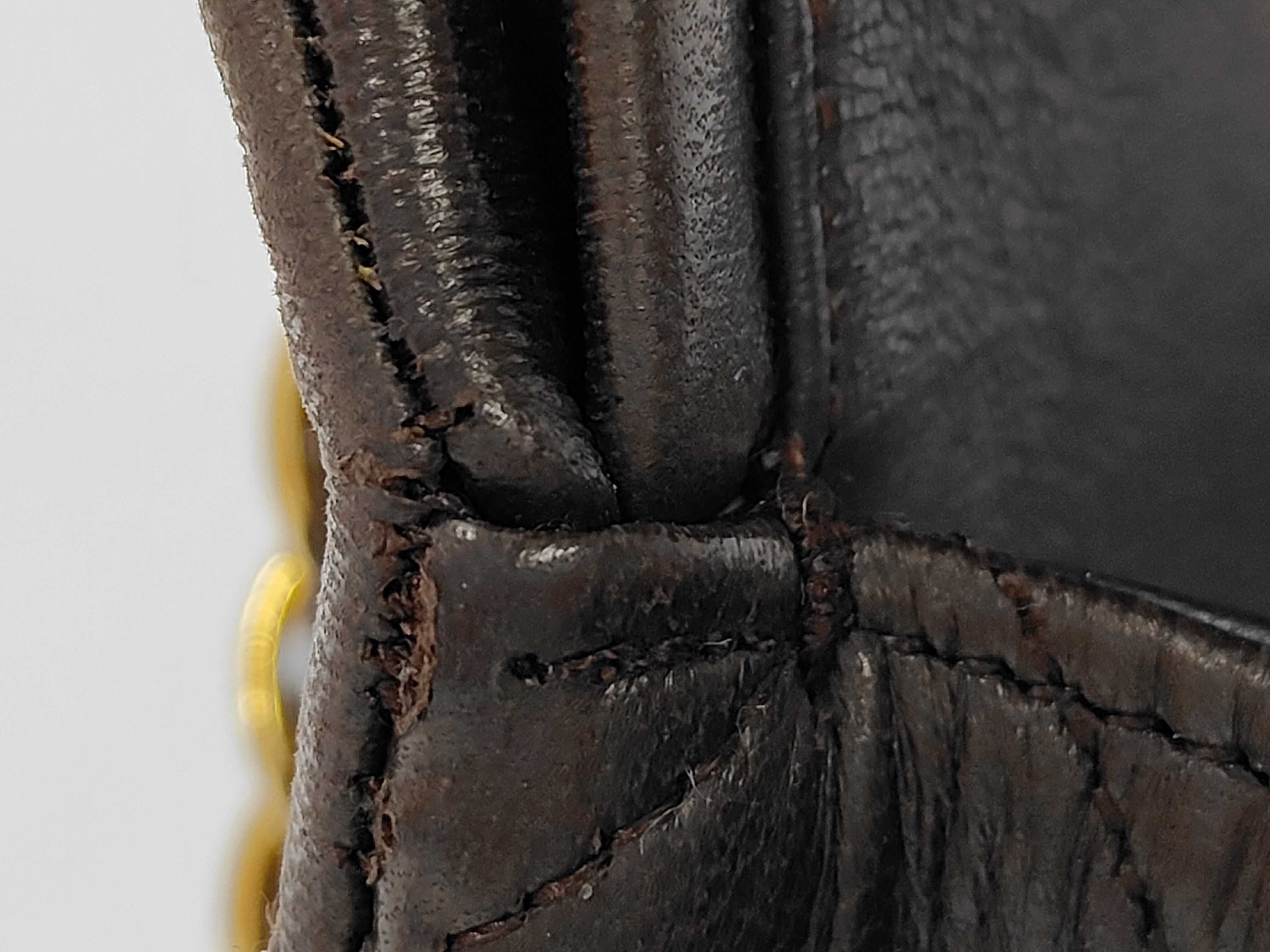 Lambskin Matelassé W Brown Shoulder Bag (No Seal) — view 8