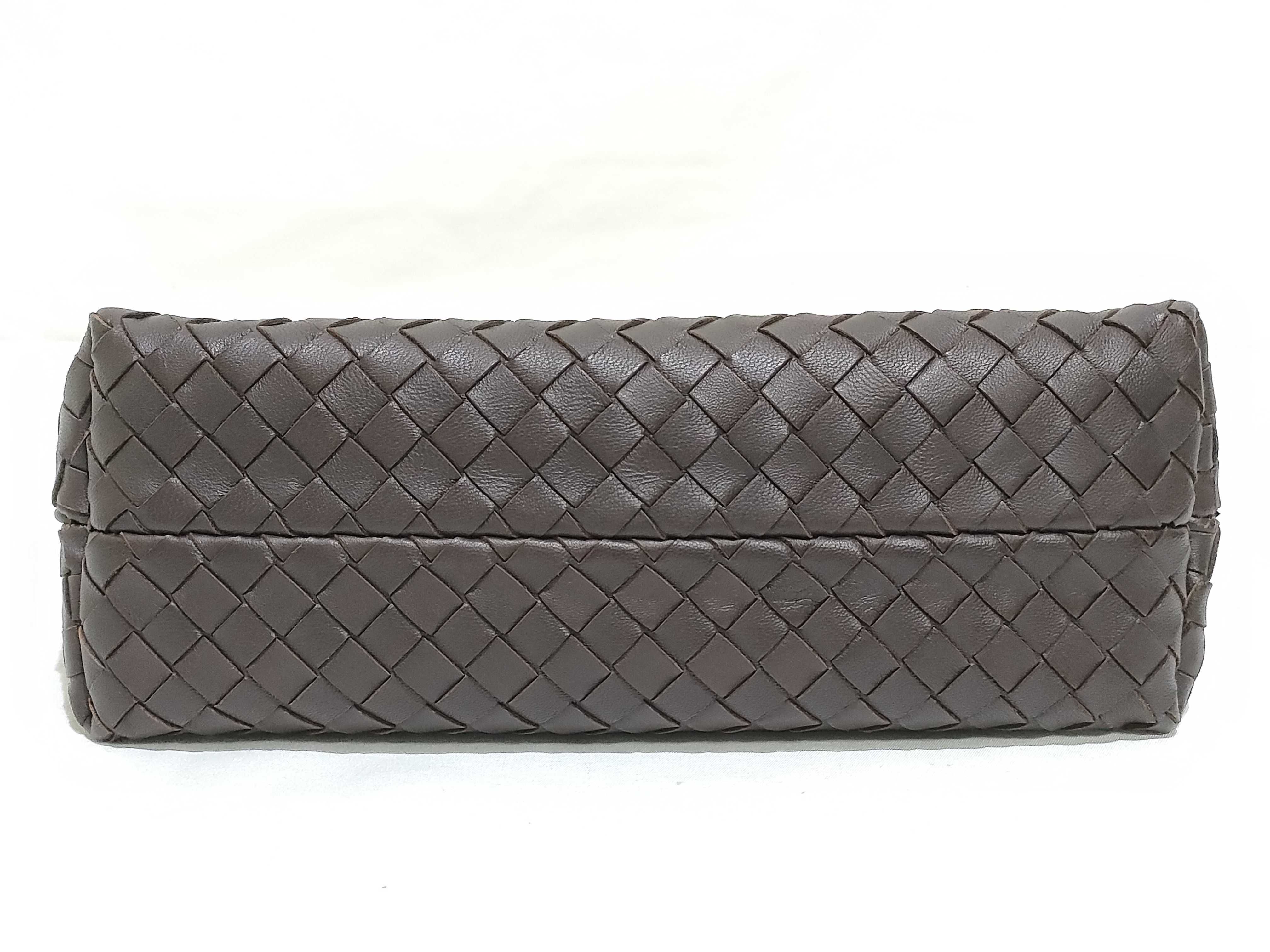 Intrecciato HK - Brown Shoulder Bag — view 7