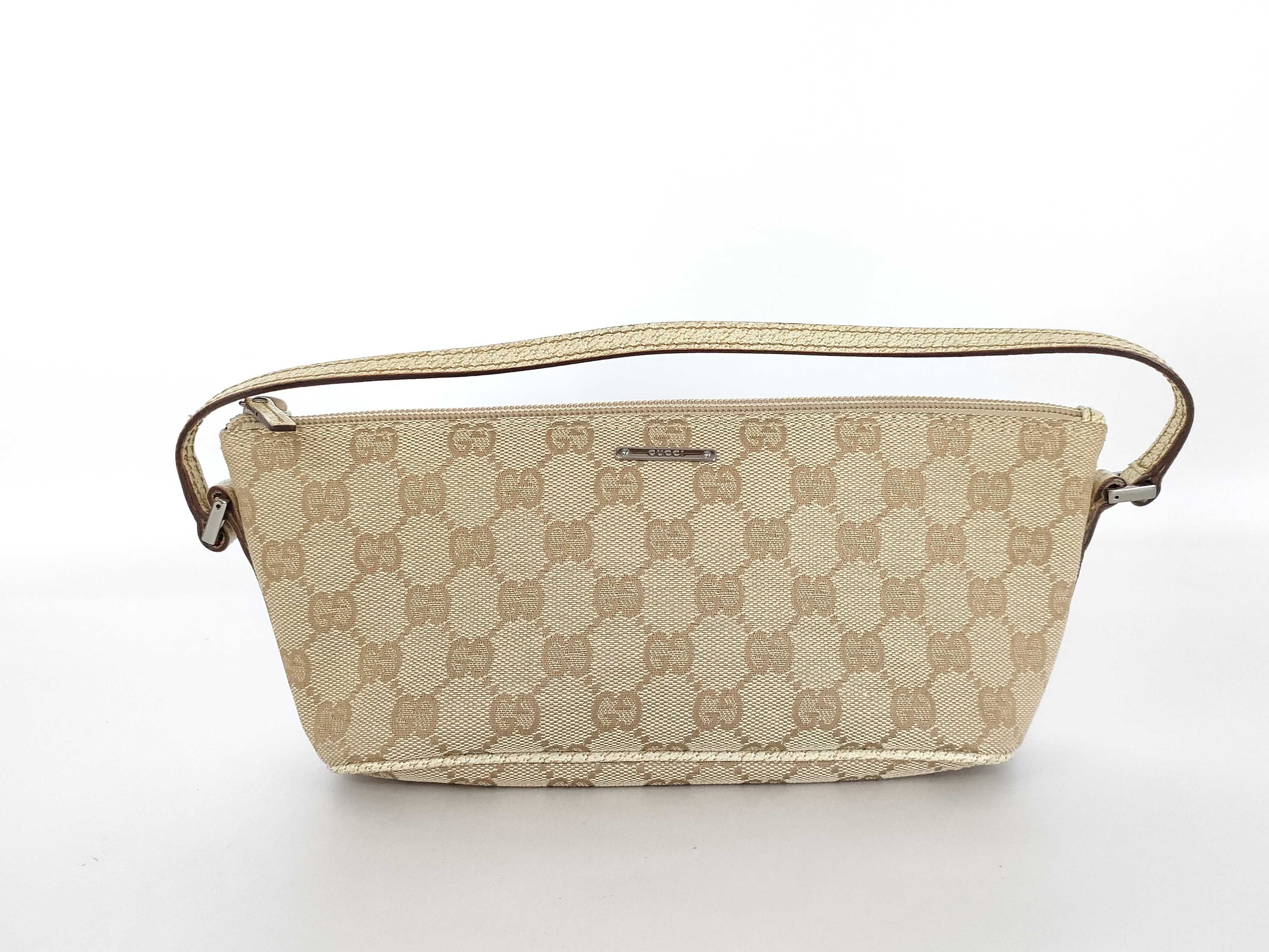 GG Canvas Accessory Pouch