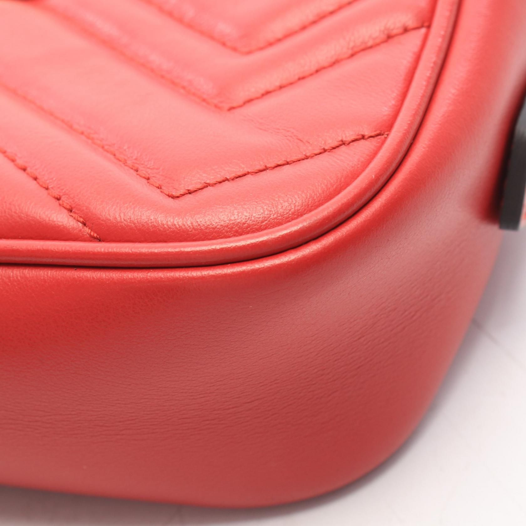 Mini GG Marmont Camera Red — view 8