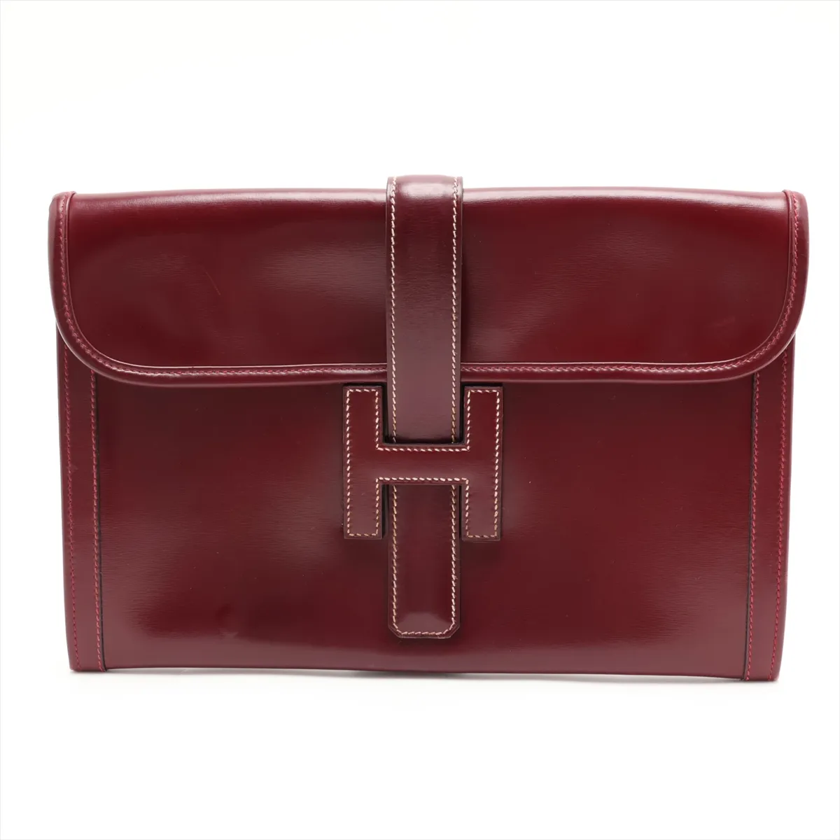 Hermès Jige PM Box Calf Rouge H K: 1981