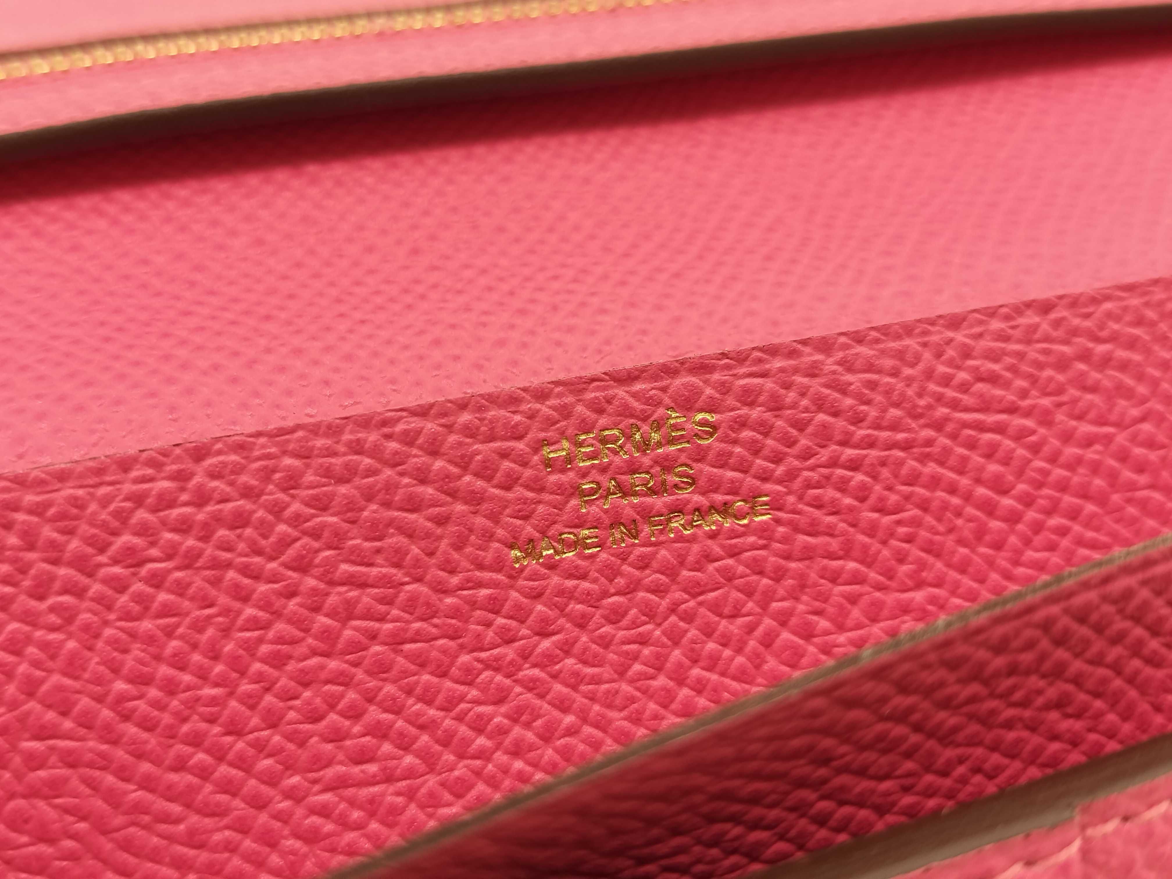 Bearn Soufflé Wallet, A-stamp, Epsom leather, Rose Azalee, Gold D — view 12